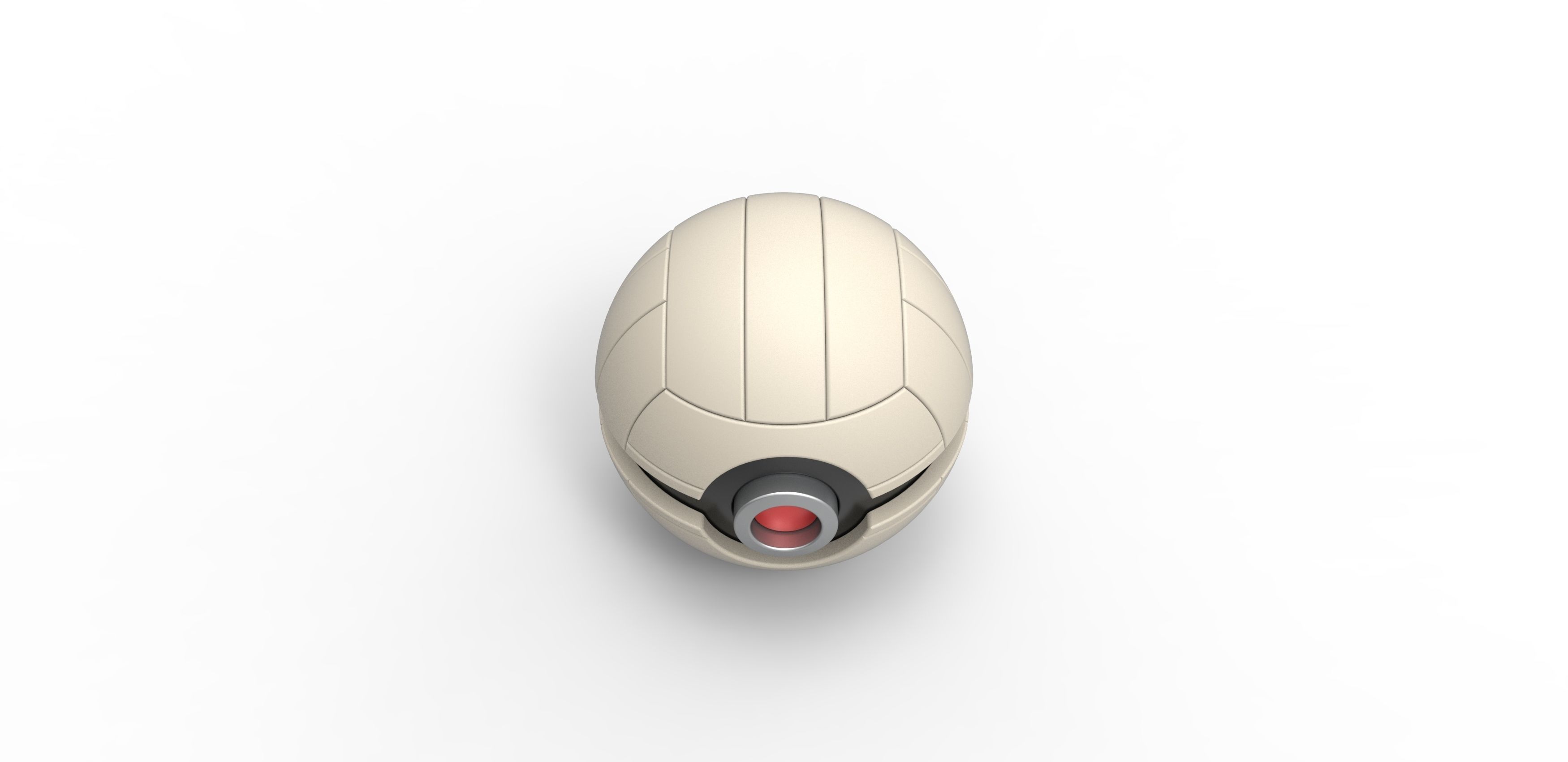 Volleyball style orb 3D print model_3