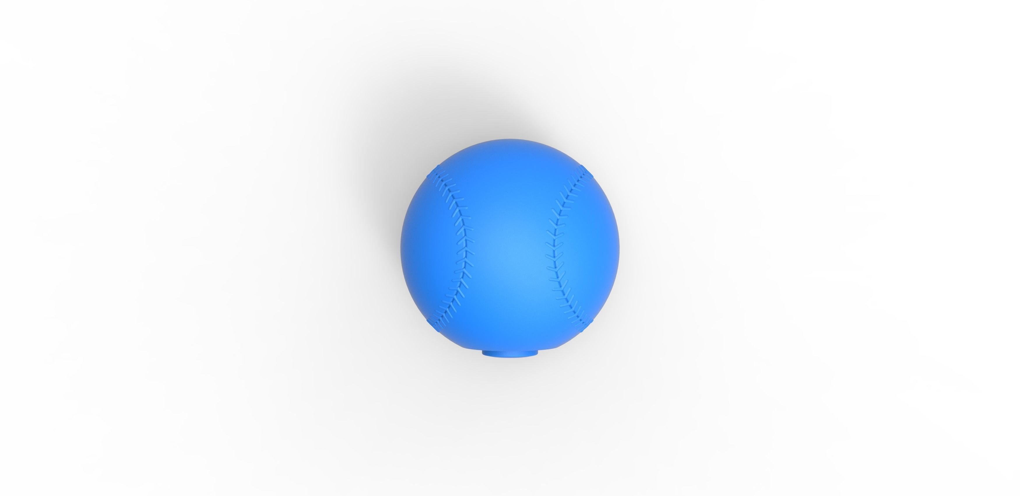 Baseball style orb 3D print model_13