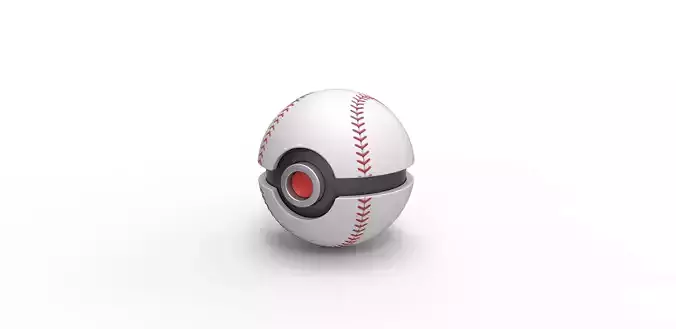 Baseball style orb 3D print model