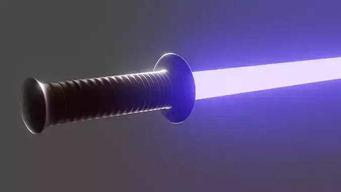 Lightsaber 3d model obj blend fbx 