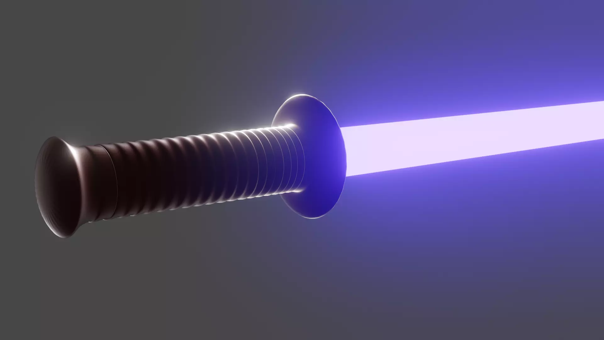 Lightsaber 3d model obj blend fbx Low-poly 3D model