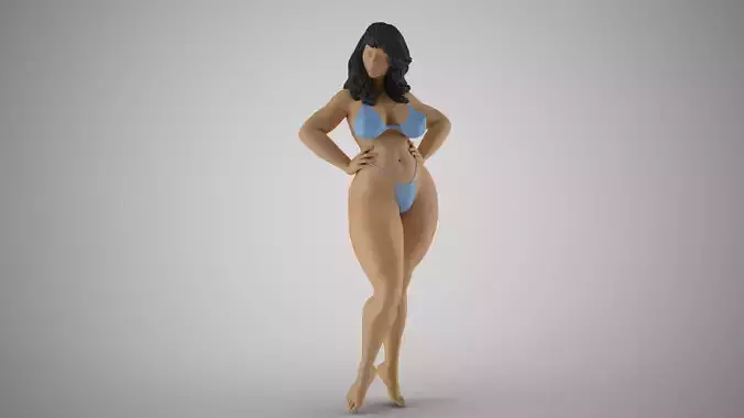 Robust Woman 3D print model