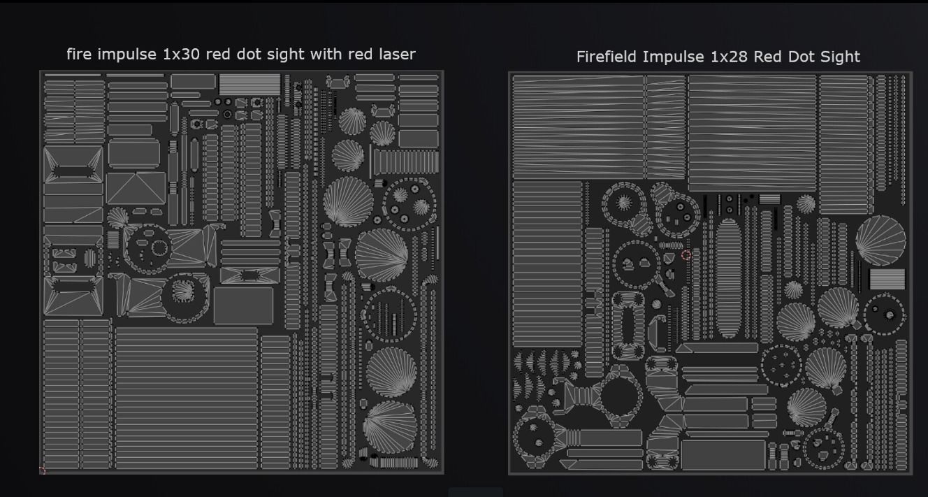 red dots Low-poly 3D model_2