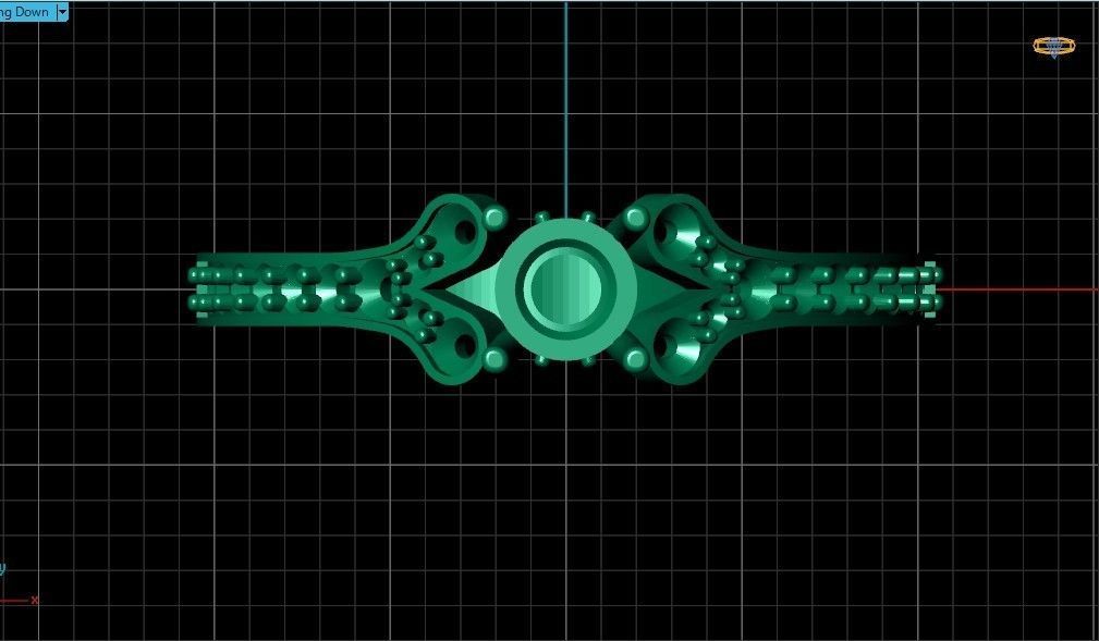 Elegant set engagement and earrings with round diamond 500 3D Model Collection_20