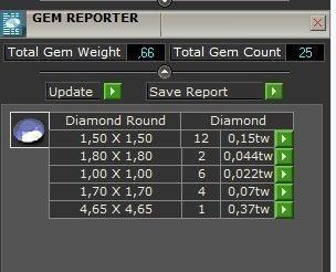 Elegant set engagement and earrings with round diamond 500 3D Model Collection_5