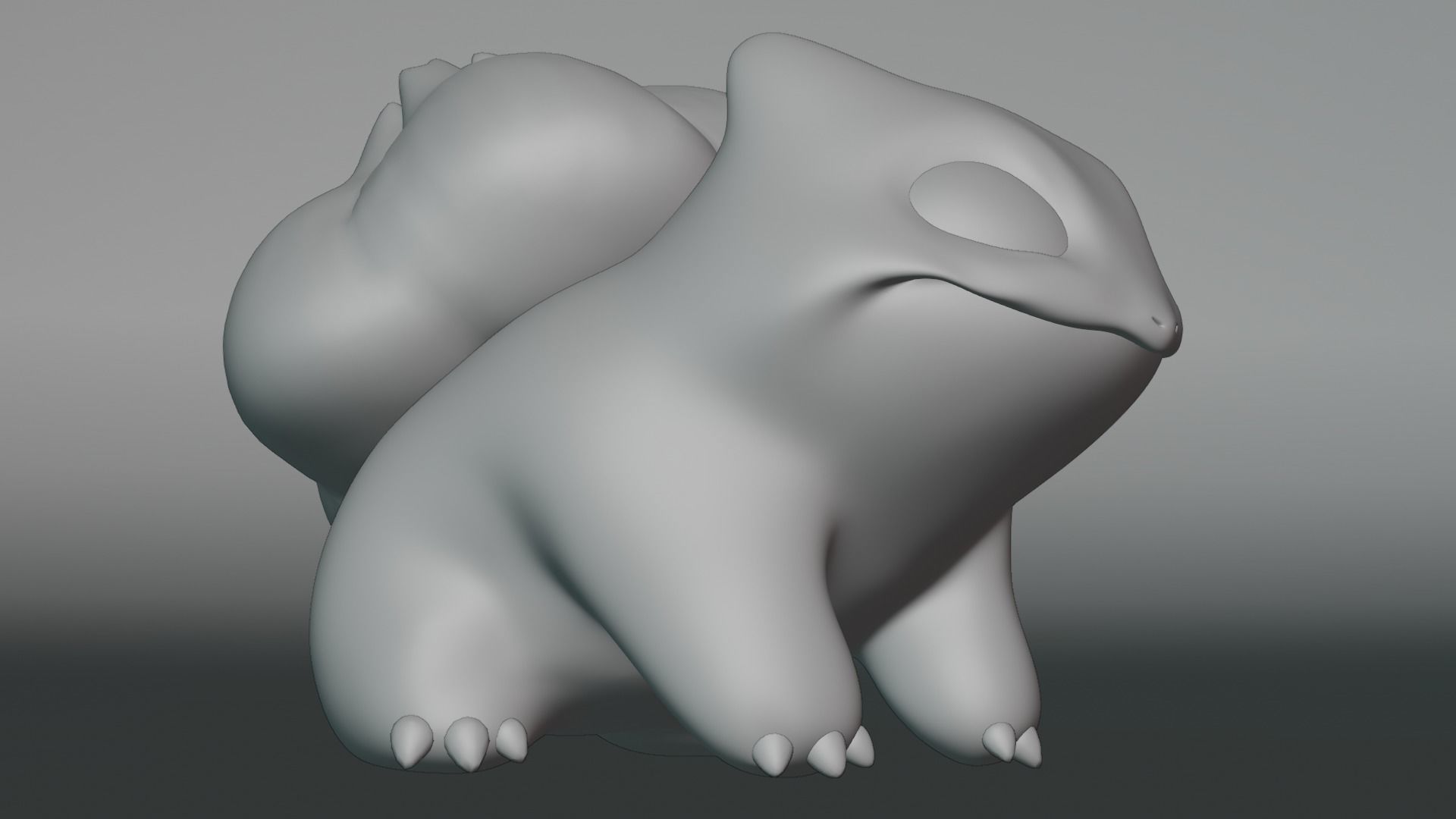 Pokemon Bulbasaur 3D Model Free 3D model_4