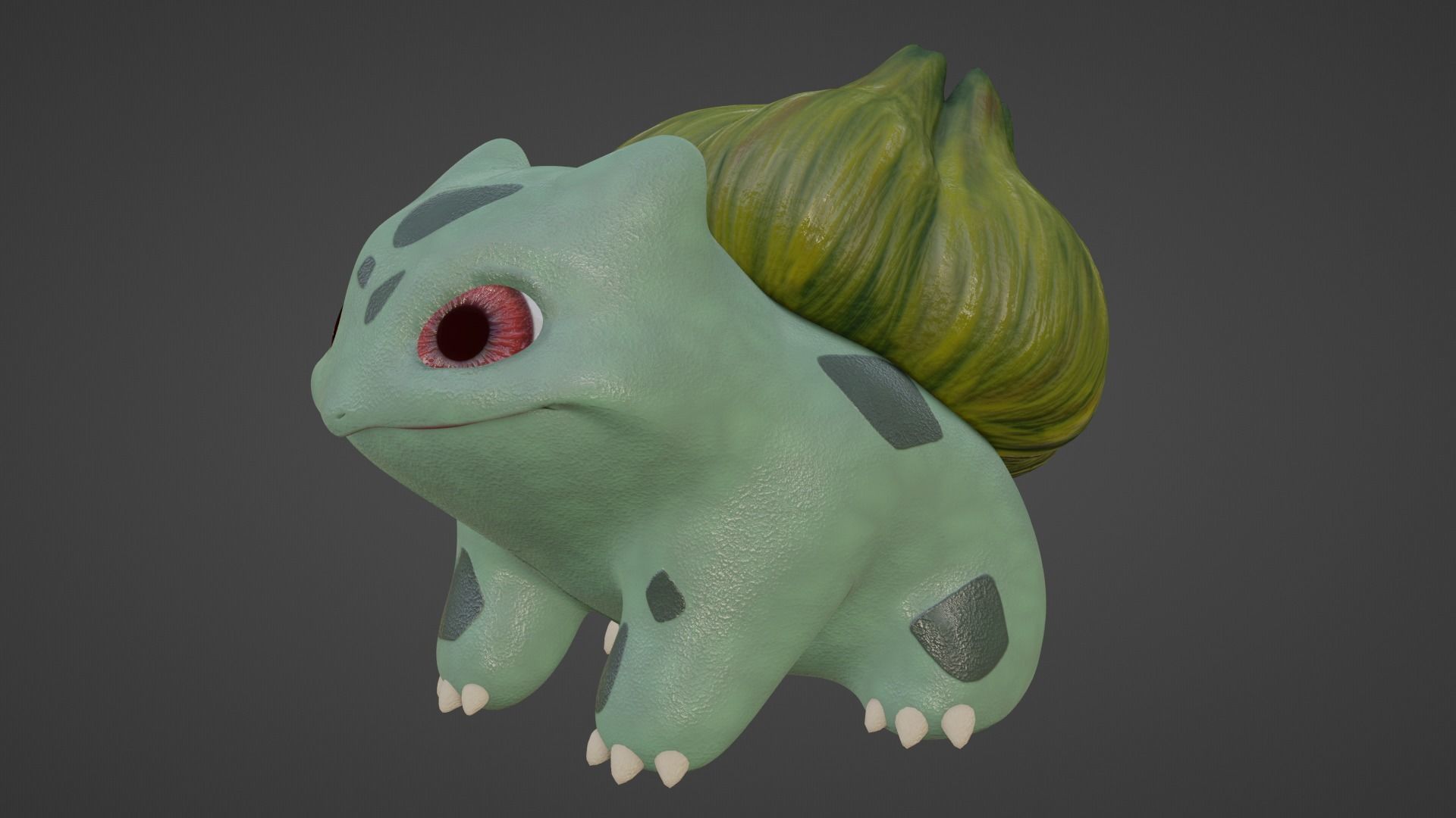 Pokemon Bulbasaur 3D Model Free 3D model_2