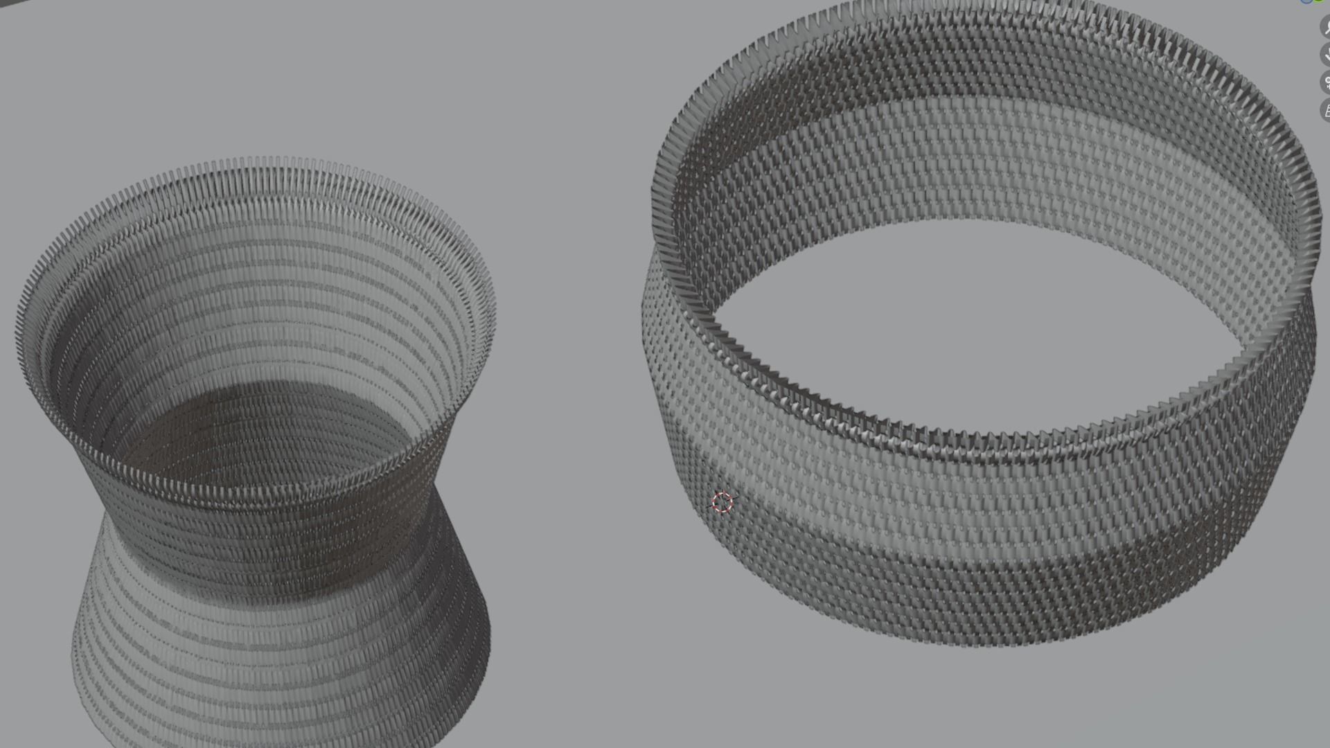 Wicker Tables Set 3D model_13