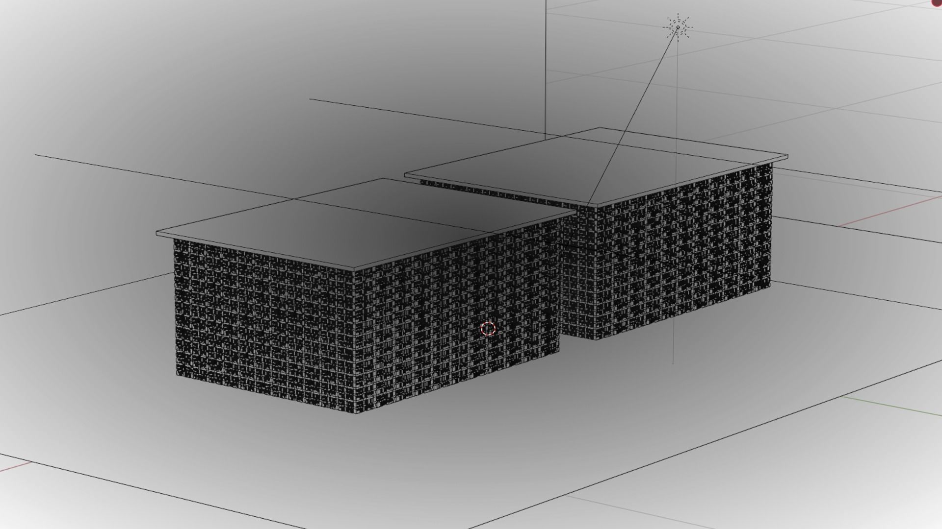 Wicker Tables Set 3D model_15