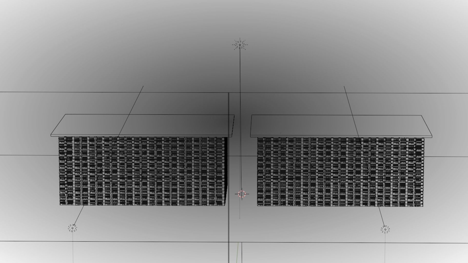 Wicker Tables Set 3D model_14