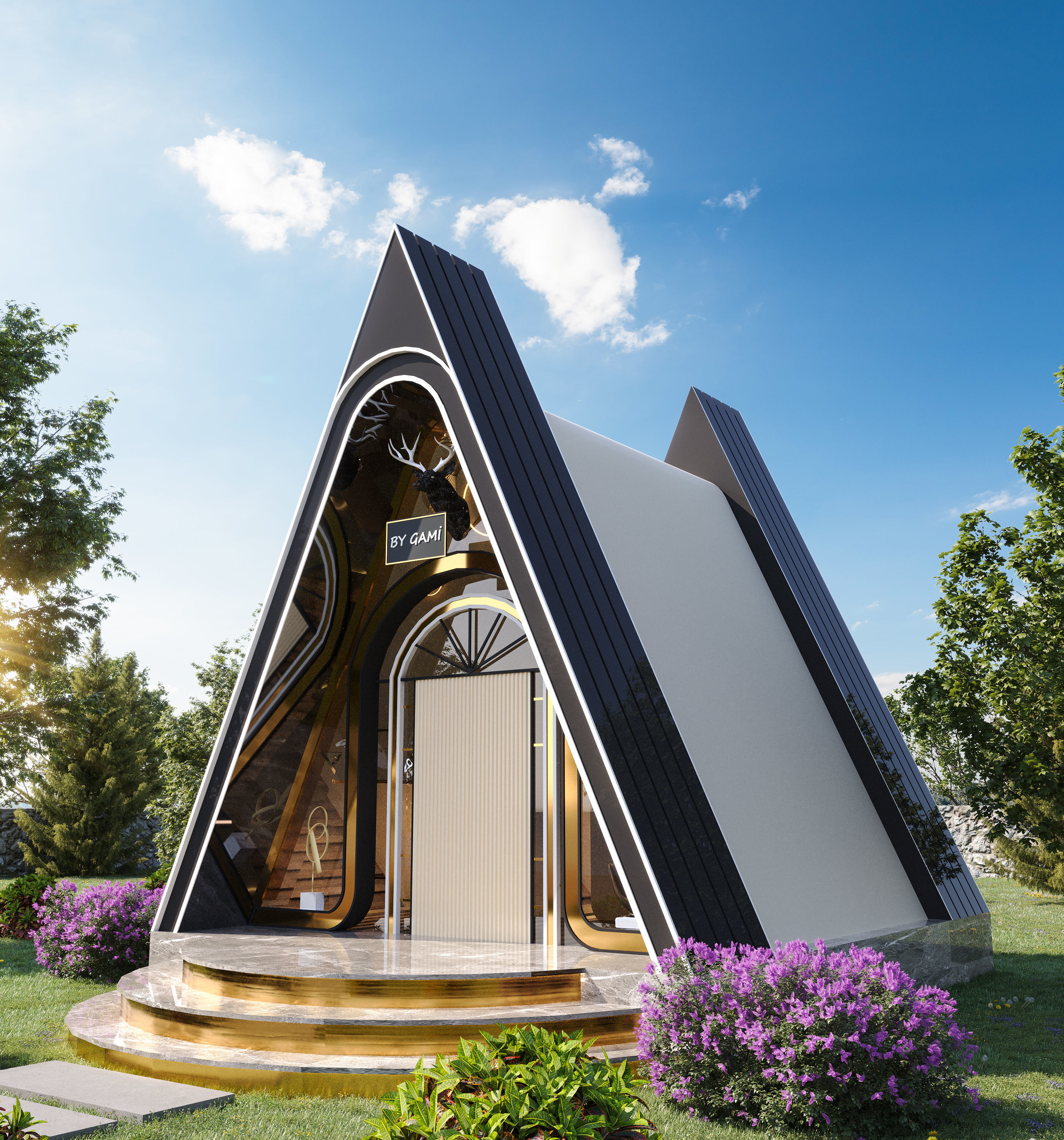  SPECIAL BUNGALOV HOUSE DESIGN MODEL 3D model_2