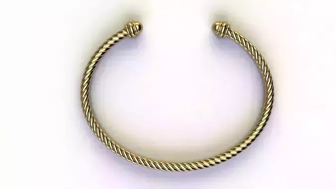 Spiral Cable Bracelet