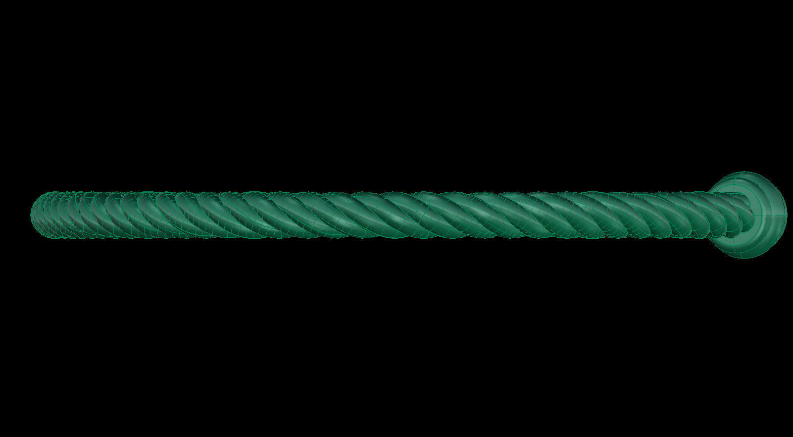 Spiral Cable Bracelet 3D print model_14