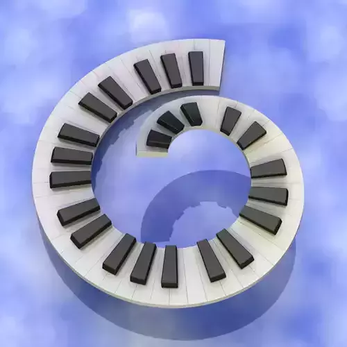 PIANO STAIR CASE 3D print model