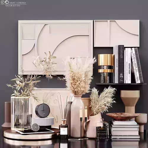 Decor Set 015 3D model