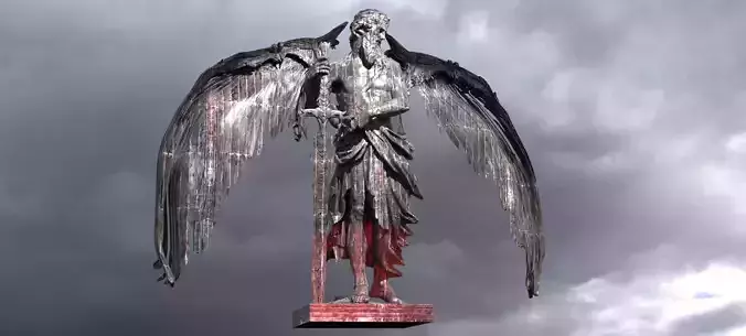 Lord Hades Winged 3D model