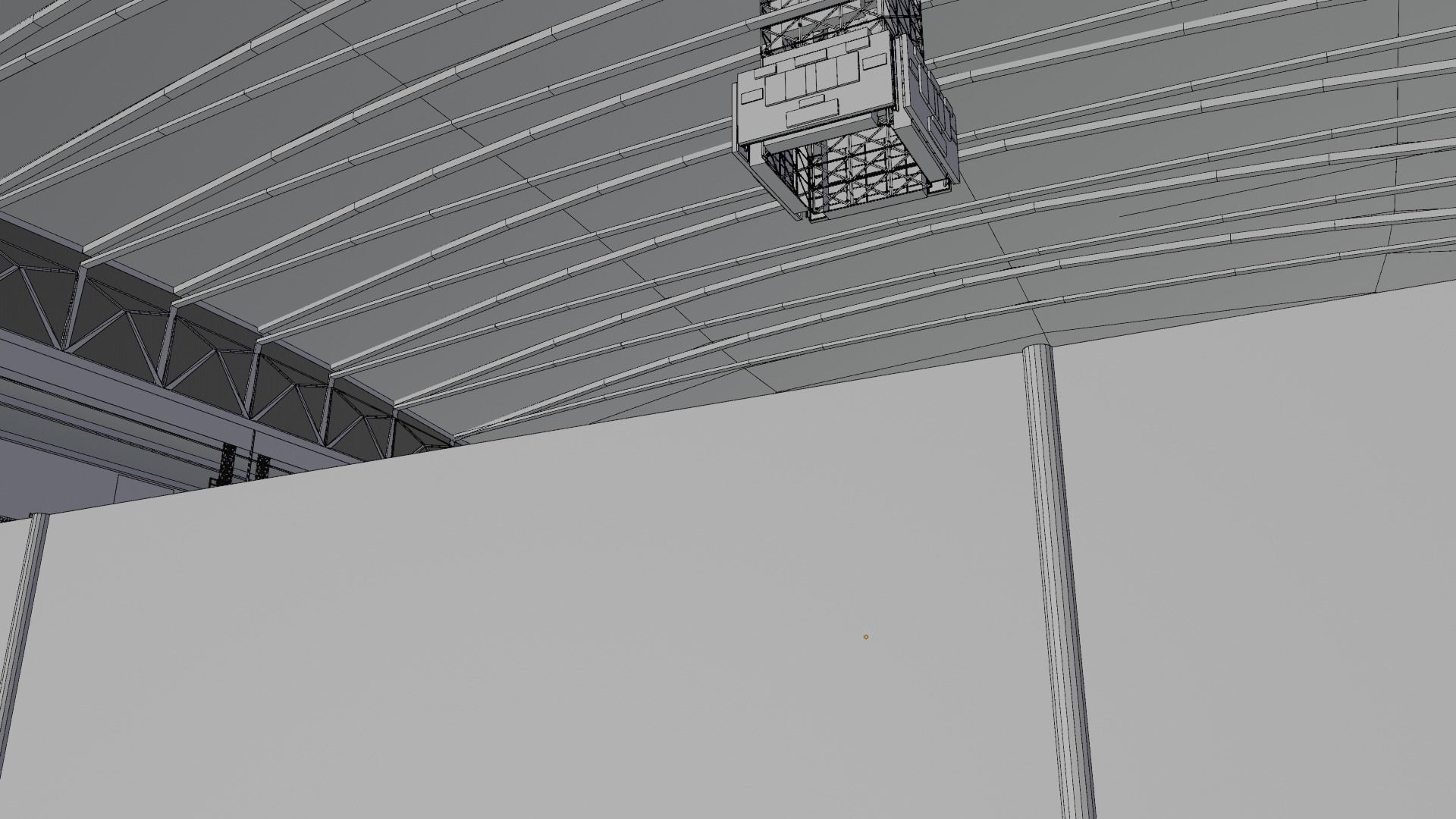 Big football stadium Low-poly 3D model_16