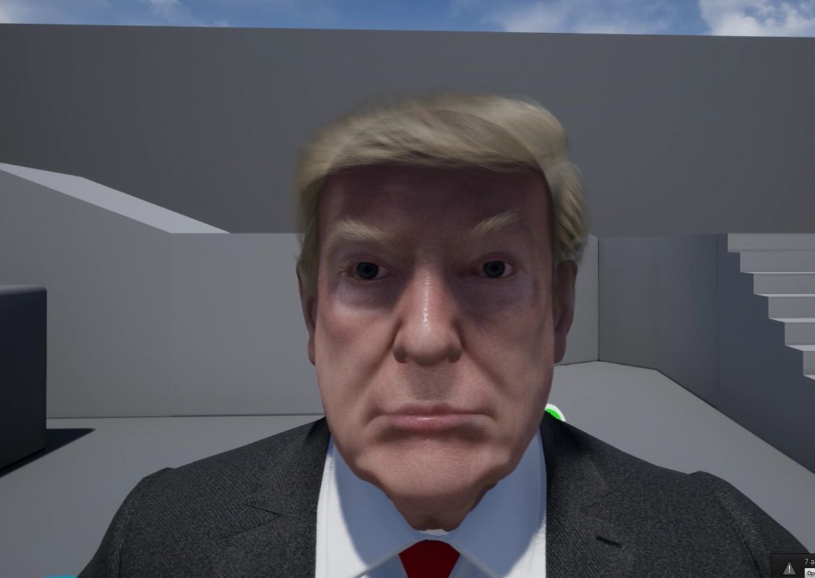 Trump Unreal Engine with Suit--coolgames 3D model_6