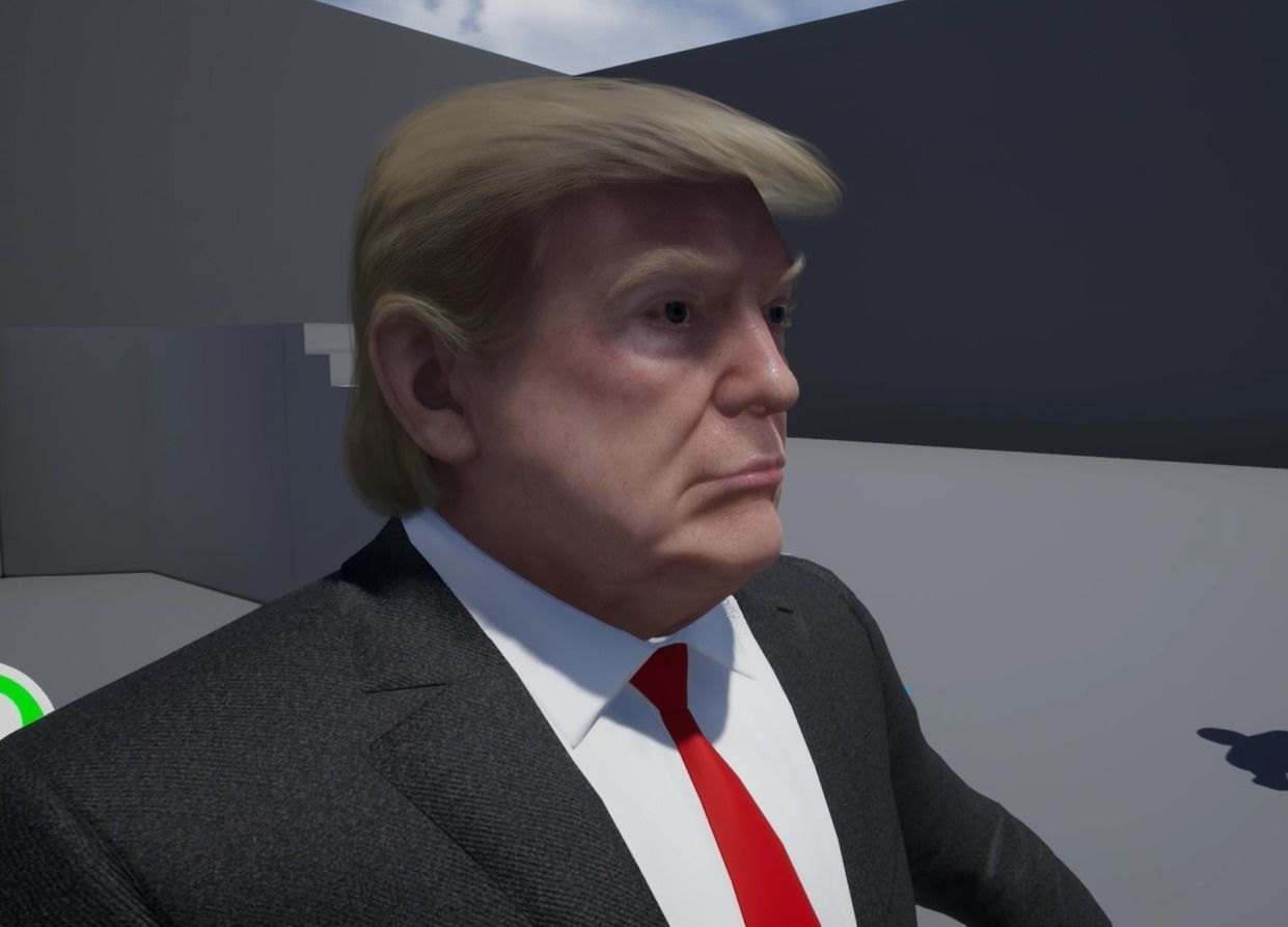 Trump Unreal Engine with Suit--coolgames 3D model_5