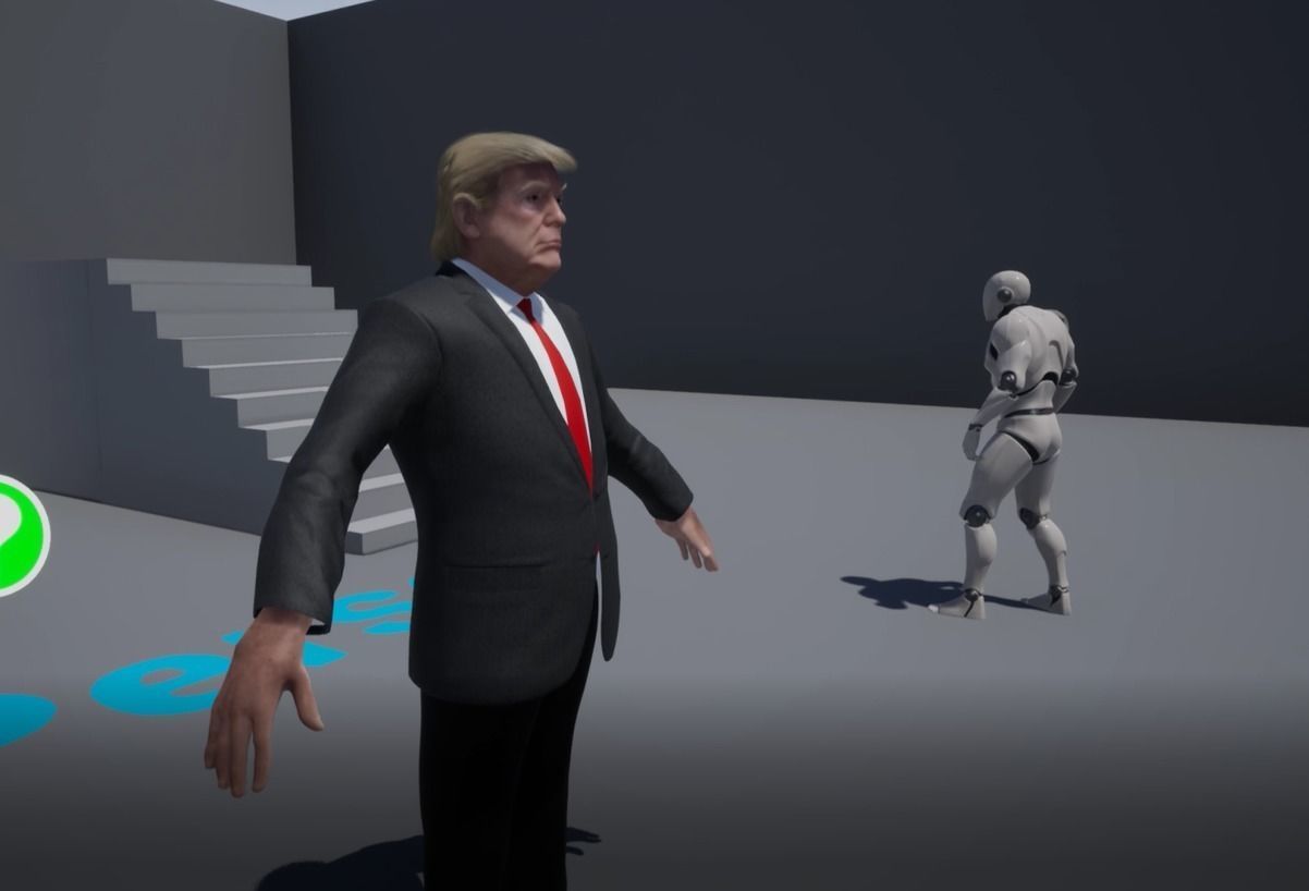 Trump Unreal Engine with Suit--coolgames 3D model_4