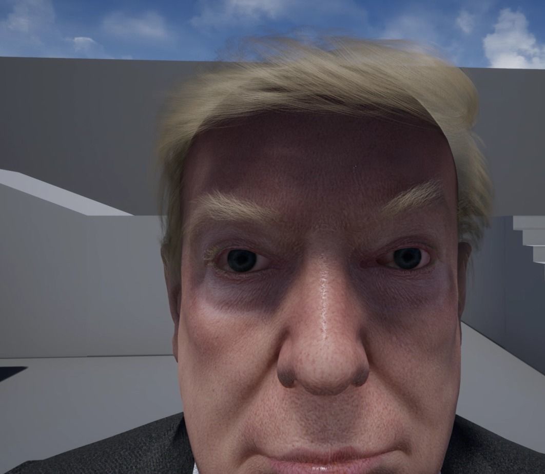 Trump Unreal Engine with Suit--coolgames 3D model_2
