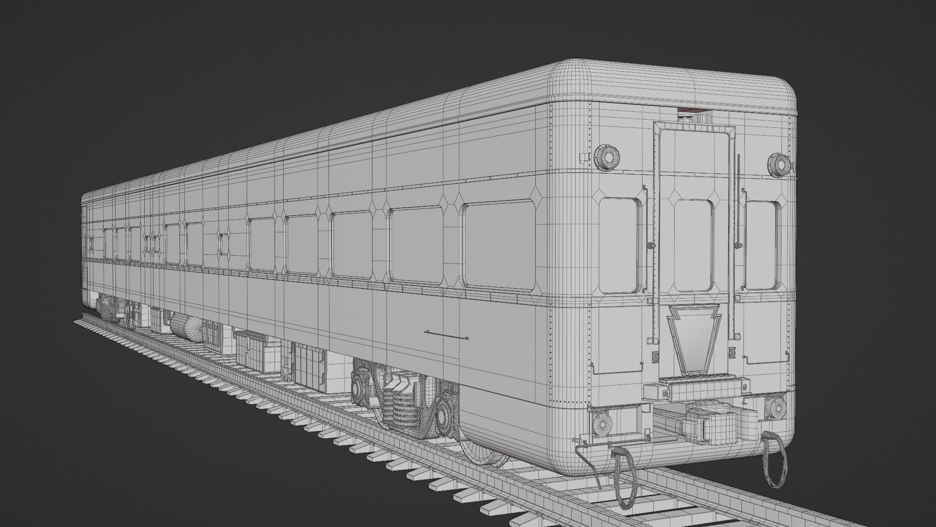 Train 3d Model 3D model_8