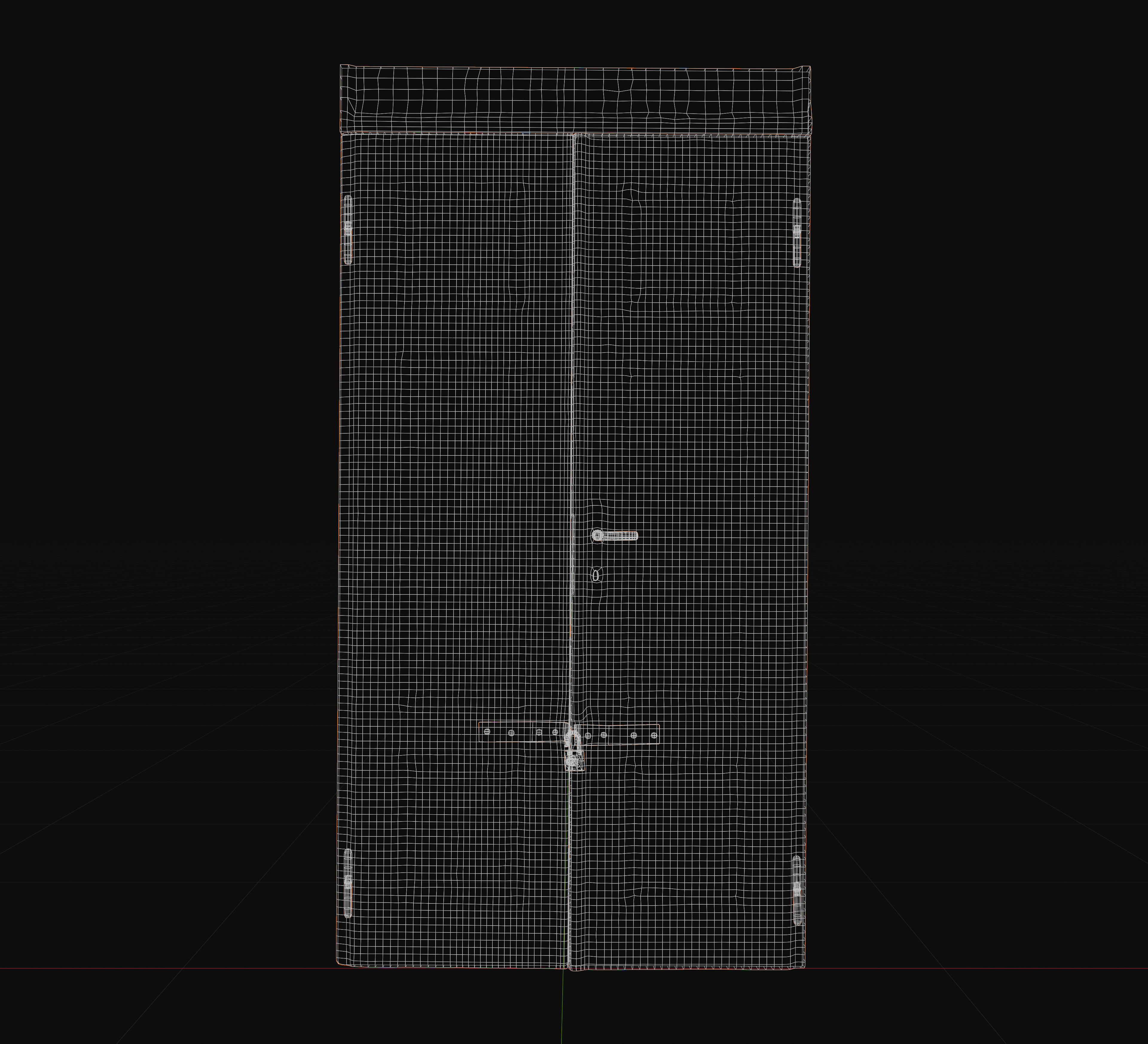 3D exterior rural door Collection Low-poly 3D model_32