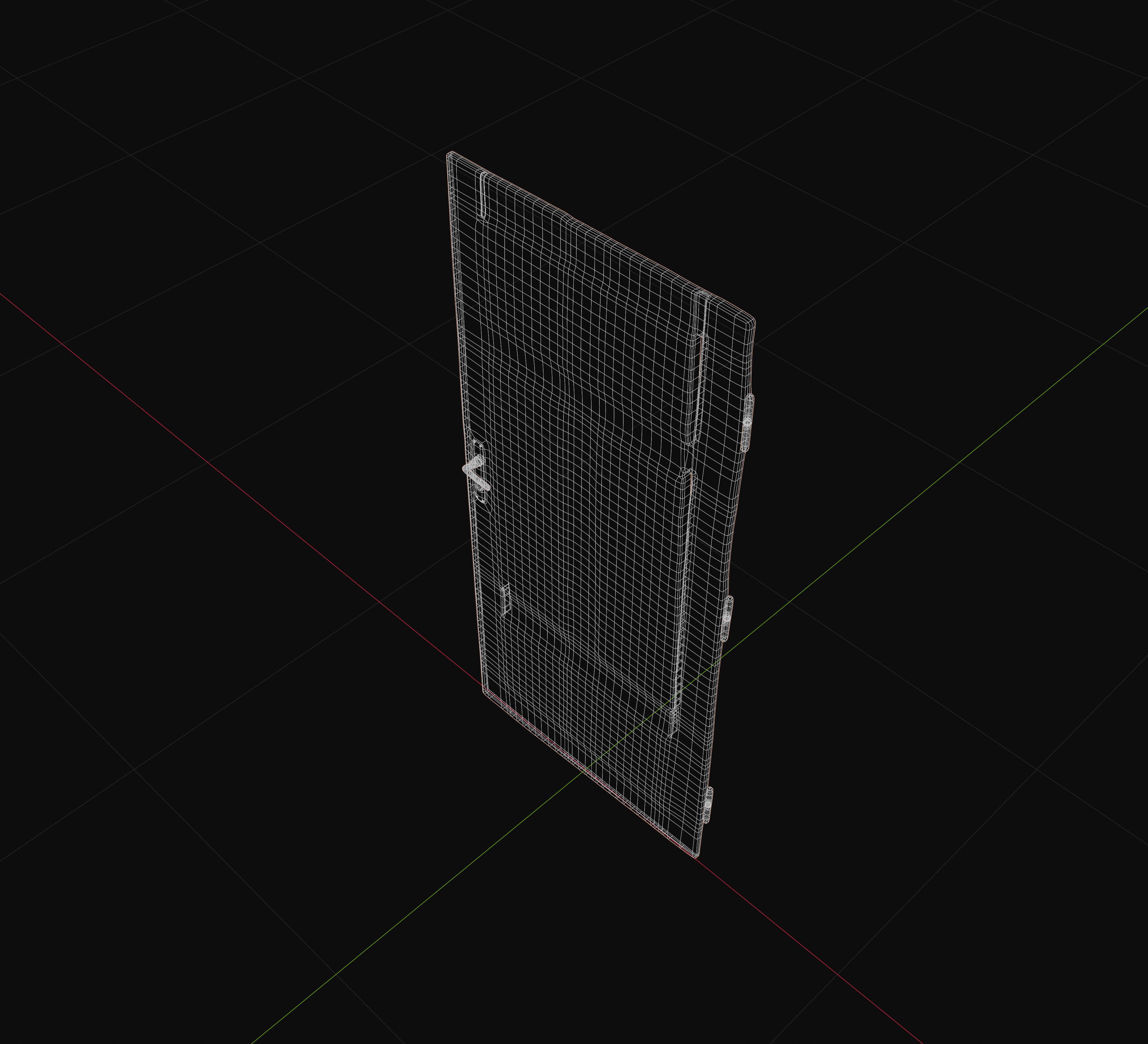 3D exterior rural door Collection Low-poly 3D model_43