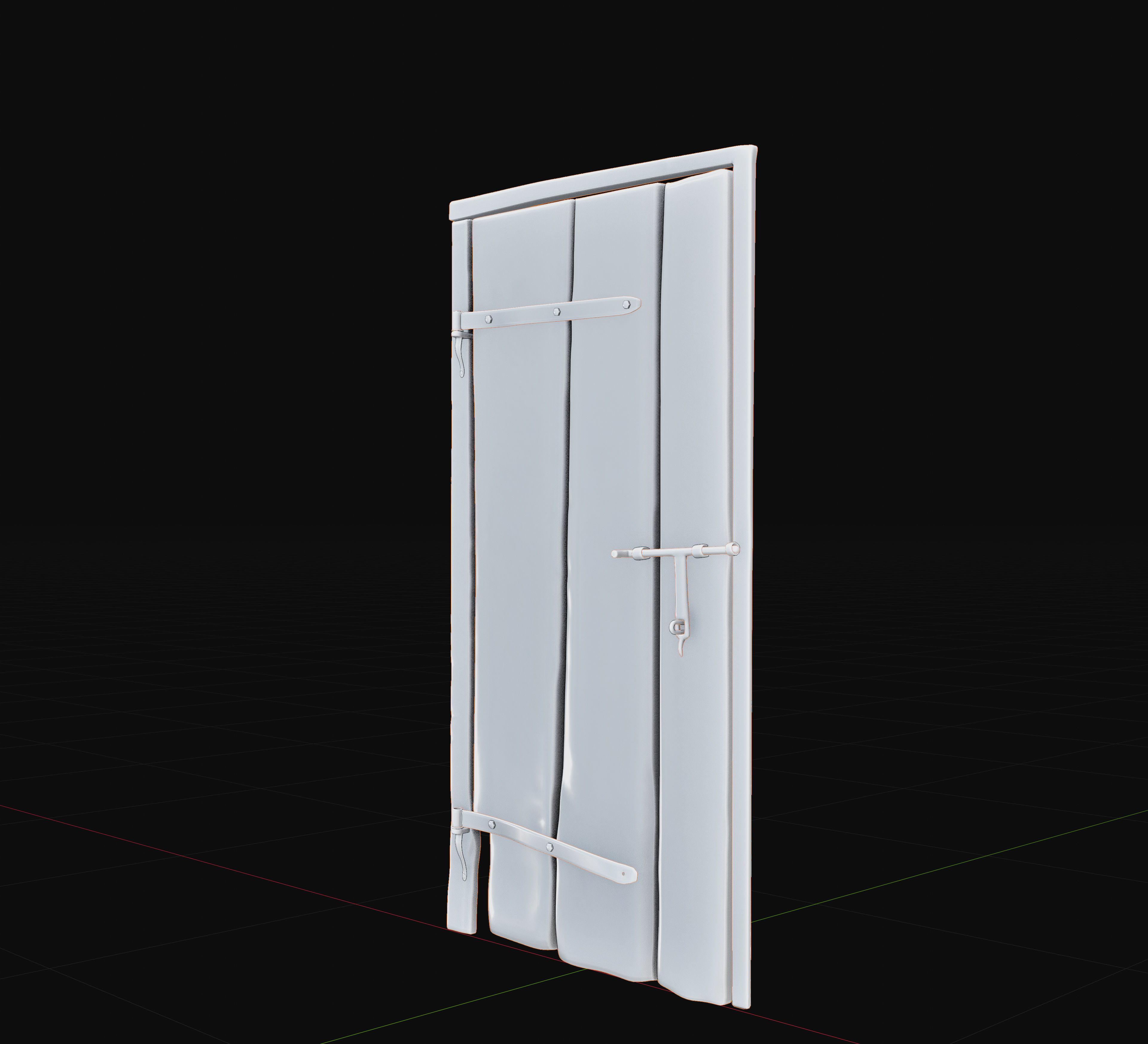 3D exterior rural door Collection Low-poly 3D model_74