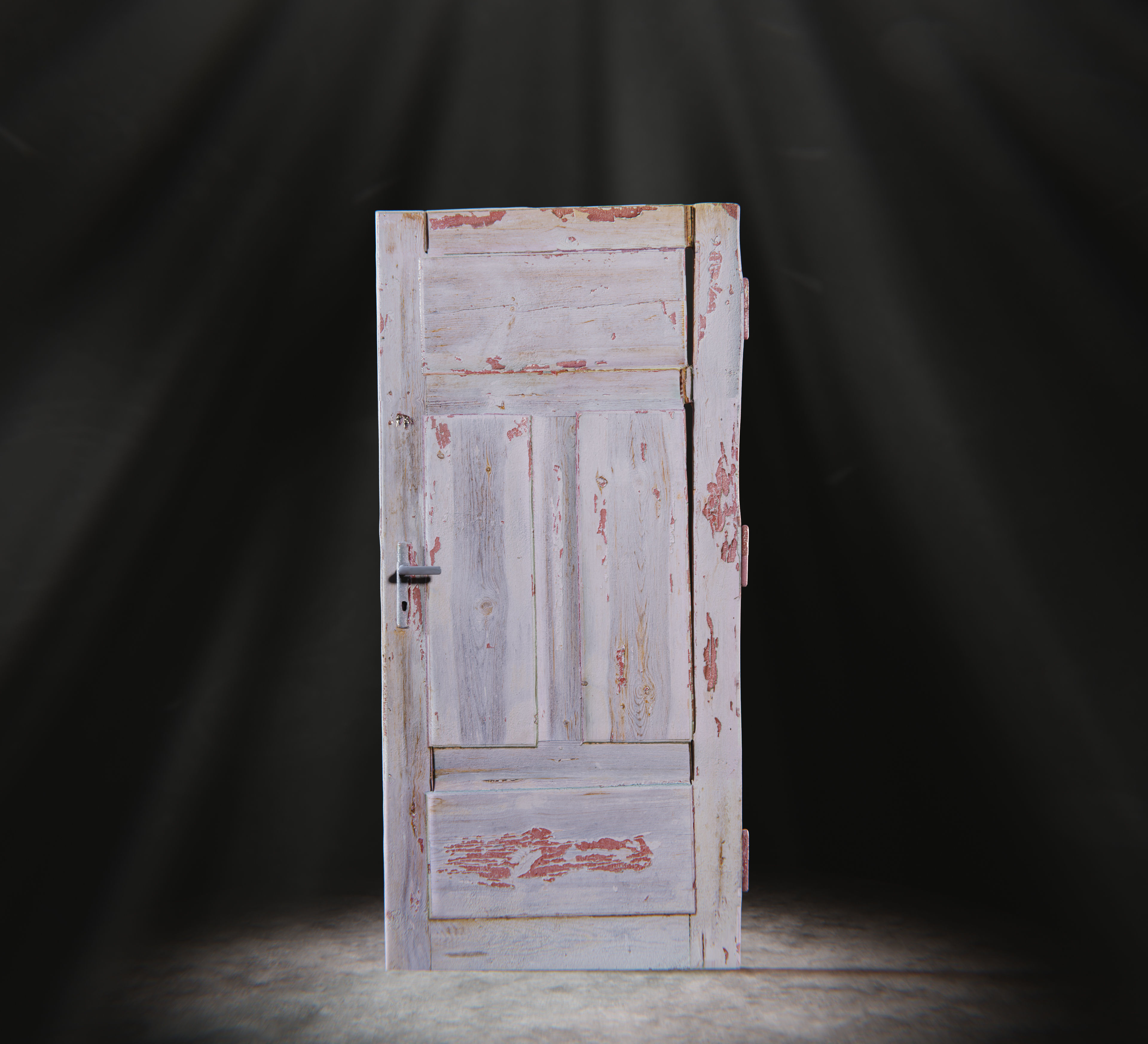 3D exterior rural door Collection Low-poly 3D model_16