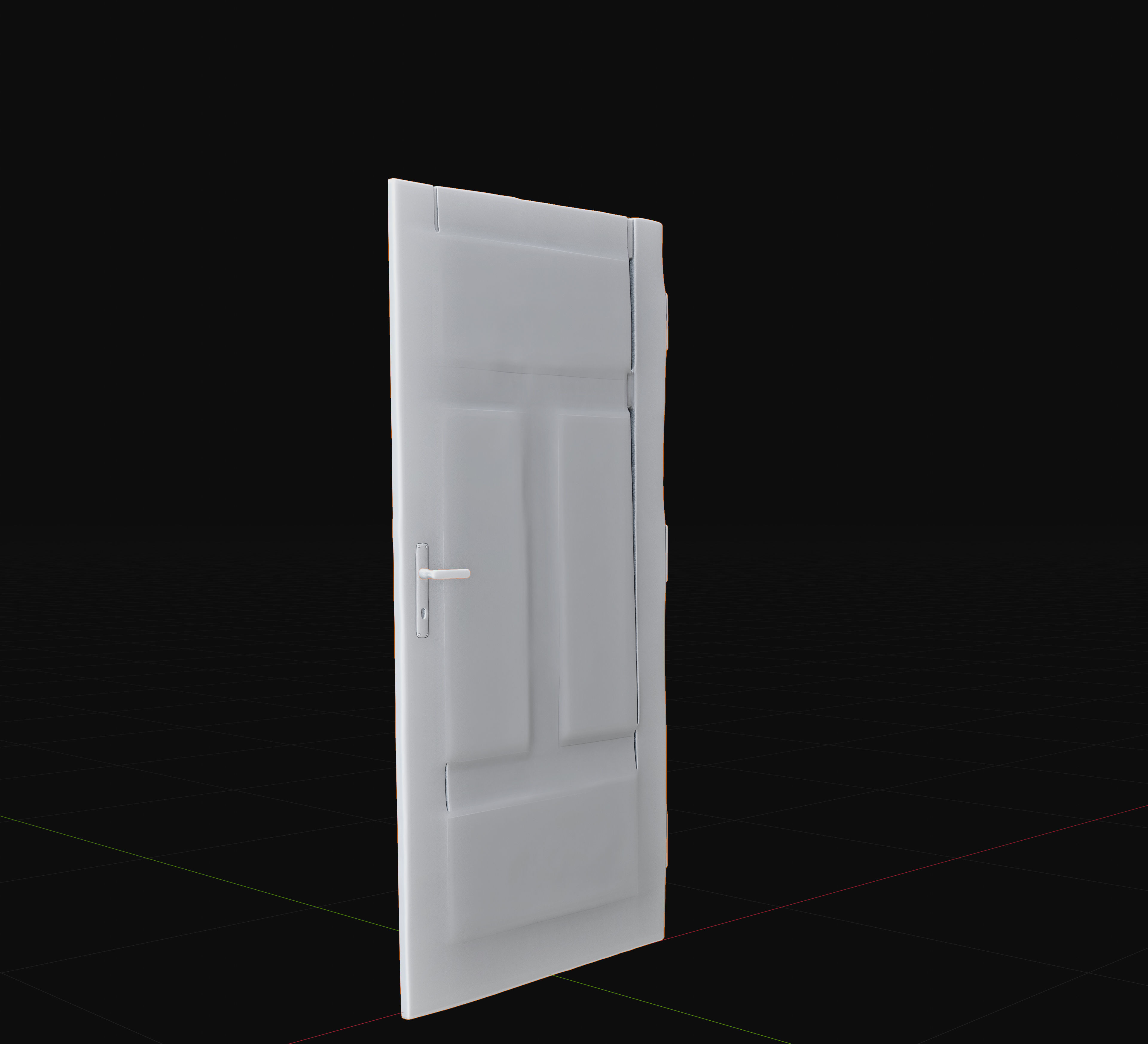 3D exterior rural door Collection Low-poly 3D model_65