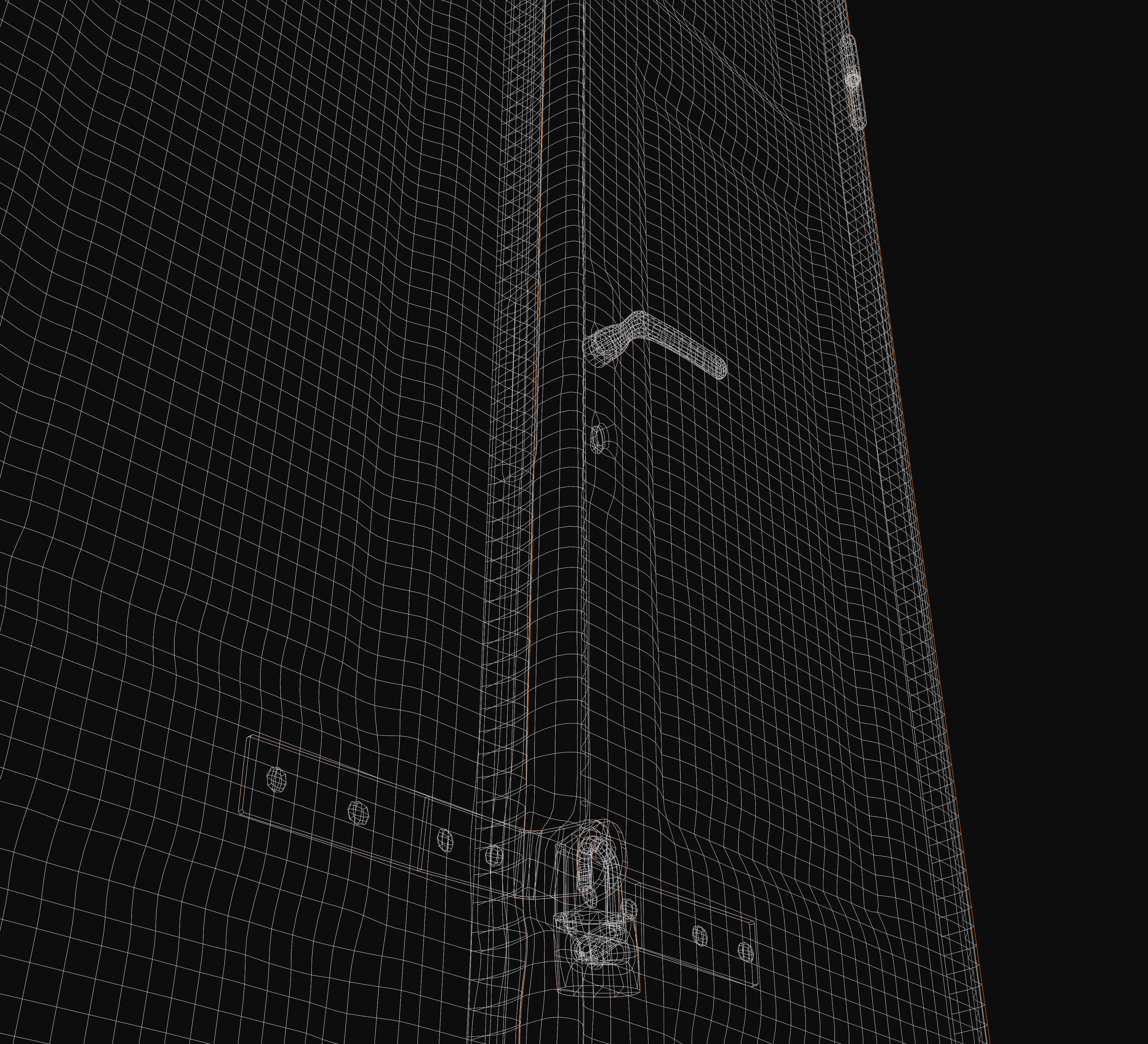 3D exterior rural door Collection Low-poly 3D model_39