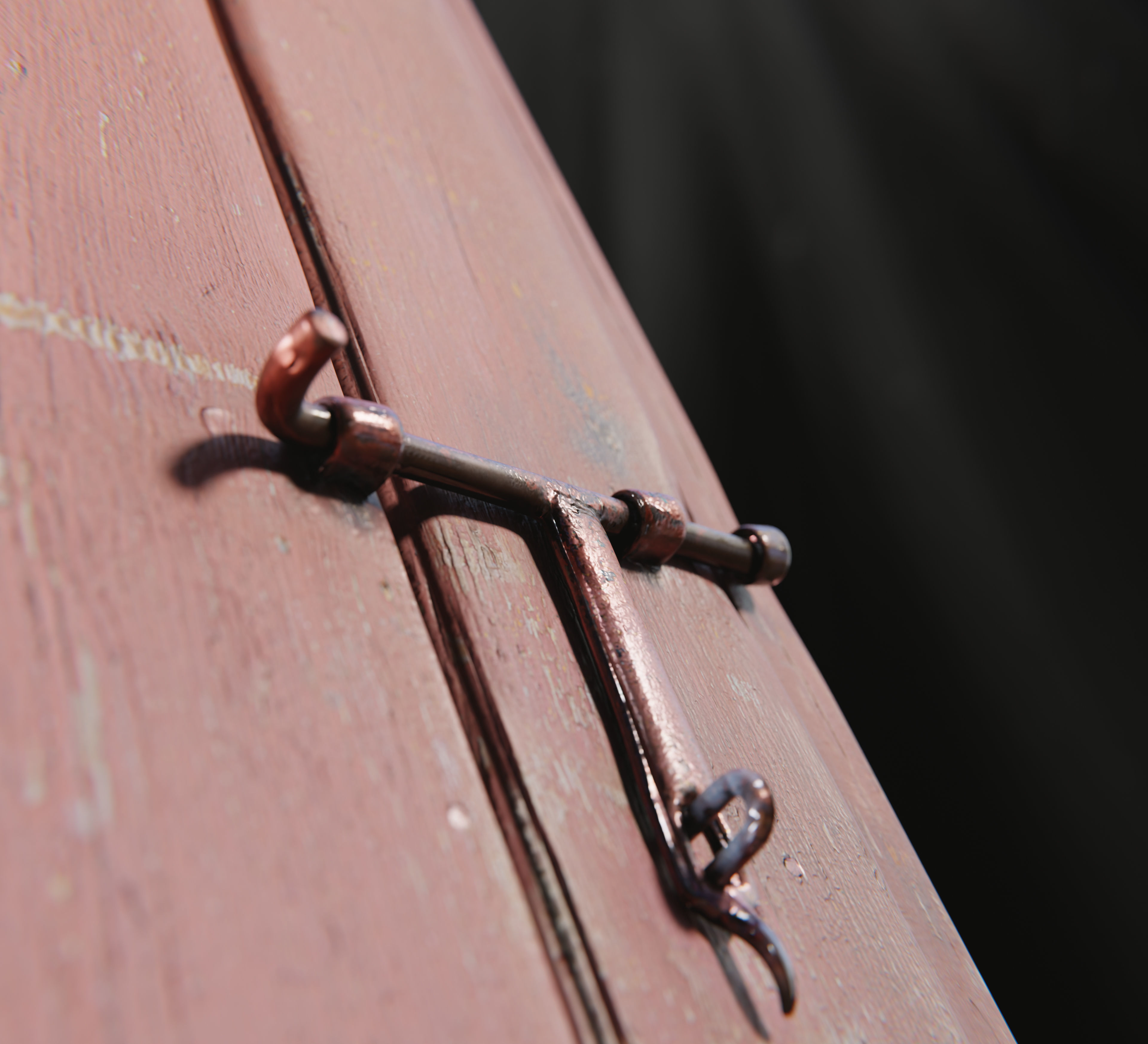 3D exterior rural door Collection Low-poly 3D model_31