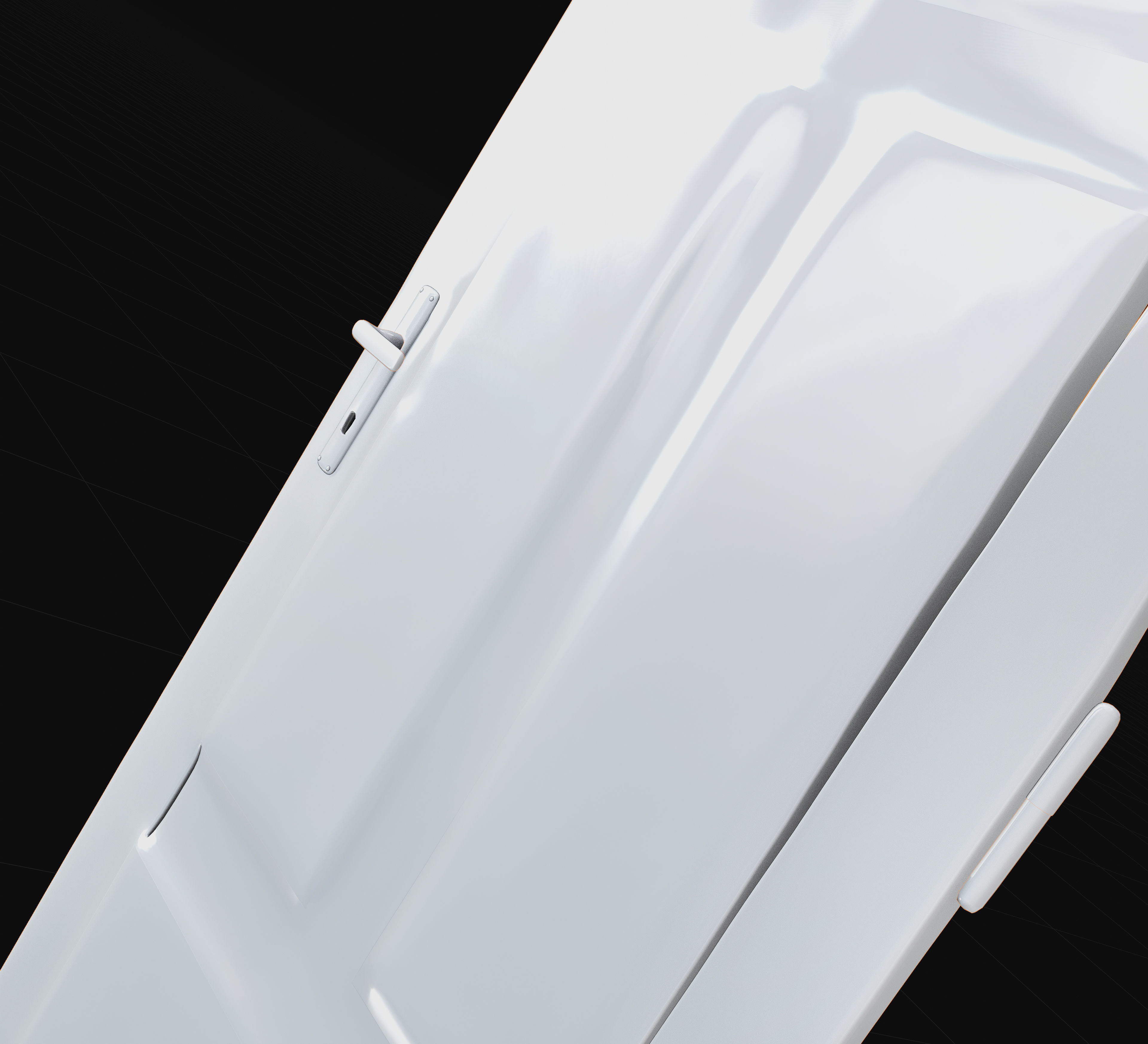 3D exterior rural door Collection Low-poly 3D model_70