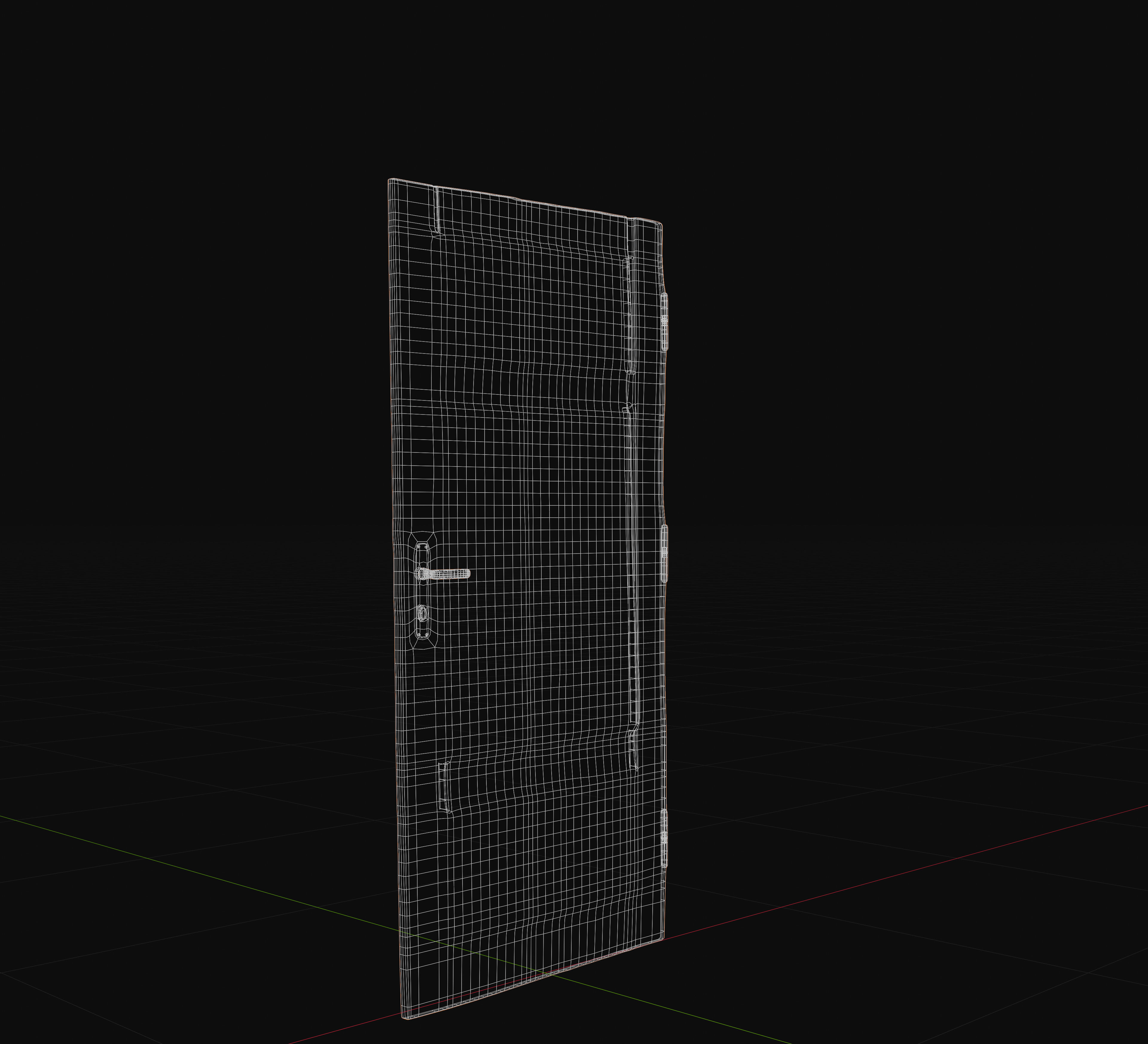 3D exterior rural door Collection Low-poly 3D model_36