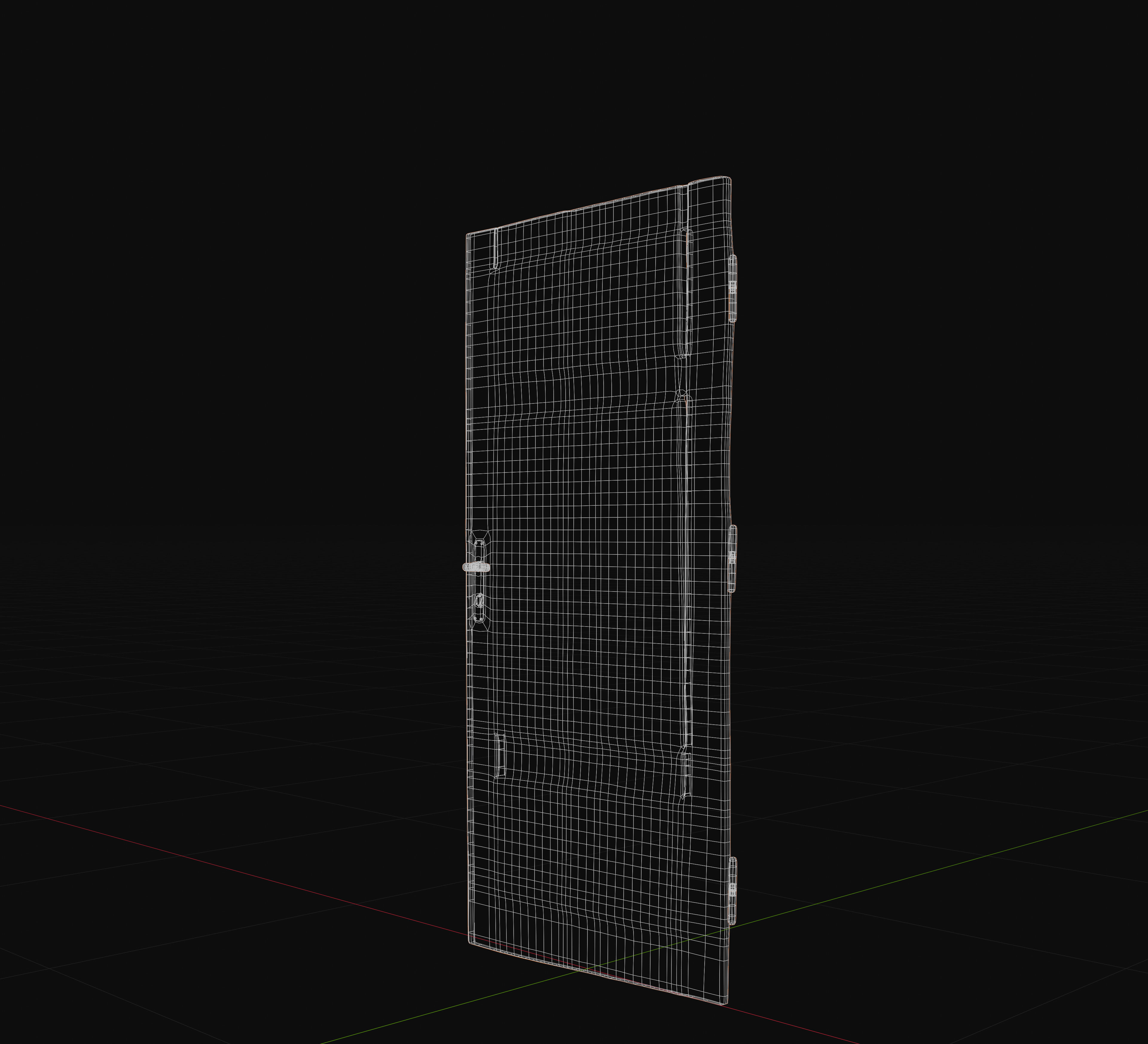 3D exterior rural door Collection Low-poly 3D model_42