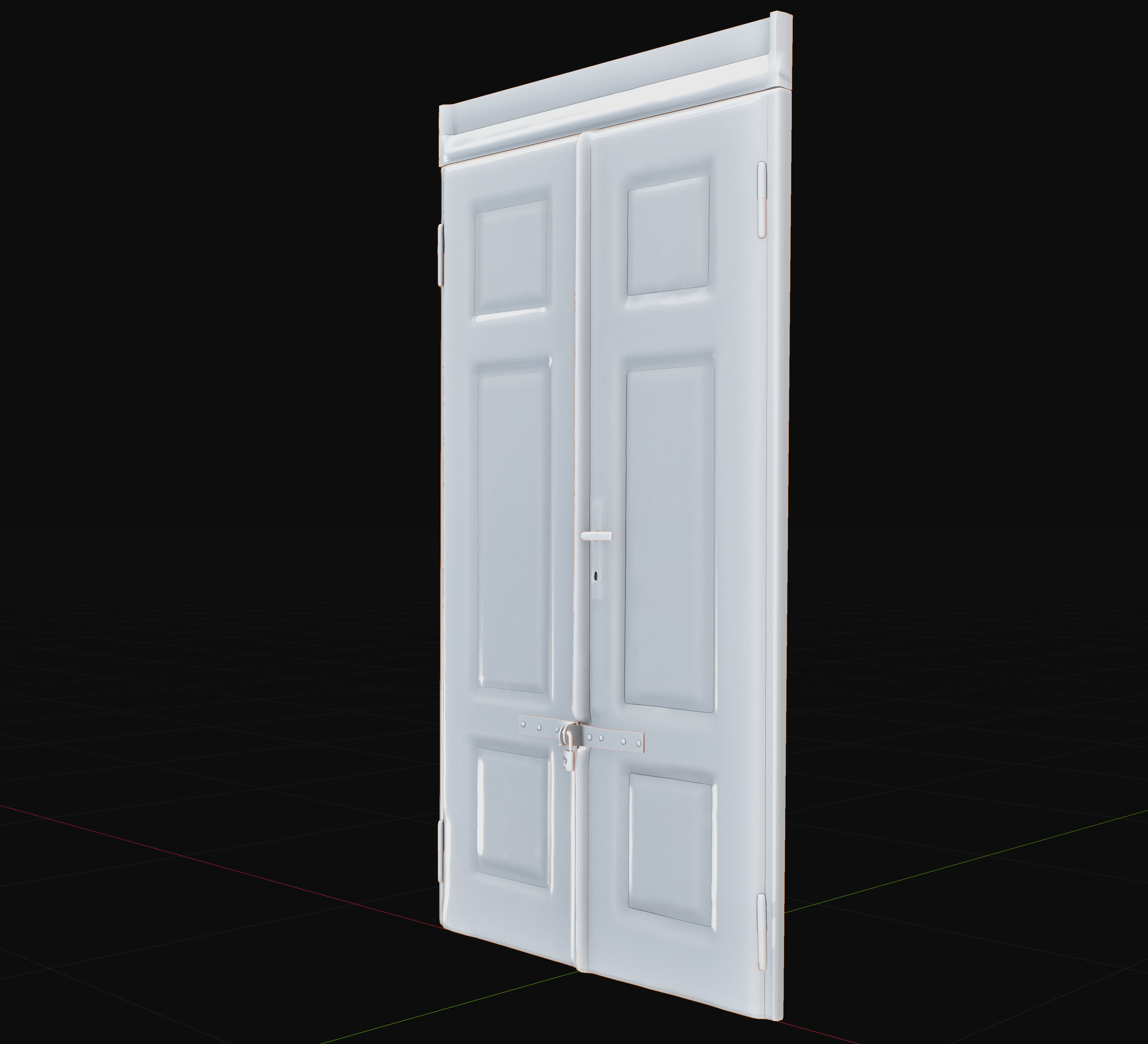 3D exterior rural door Collection Low-poly 3D model_58