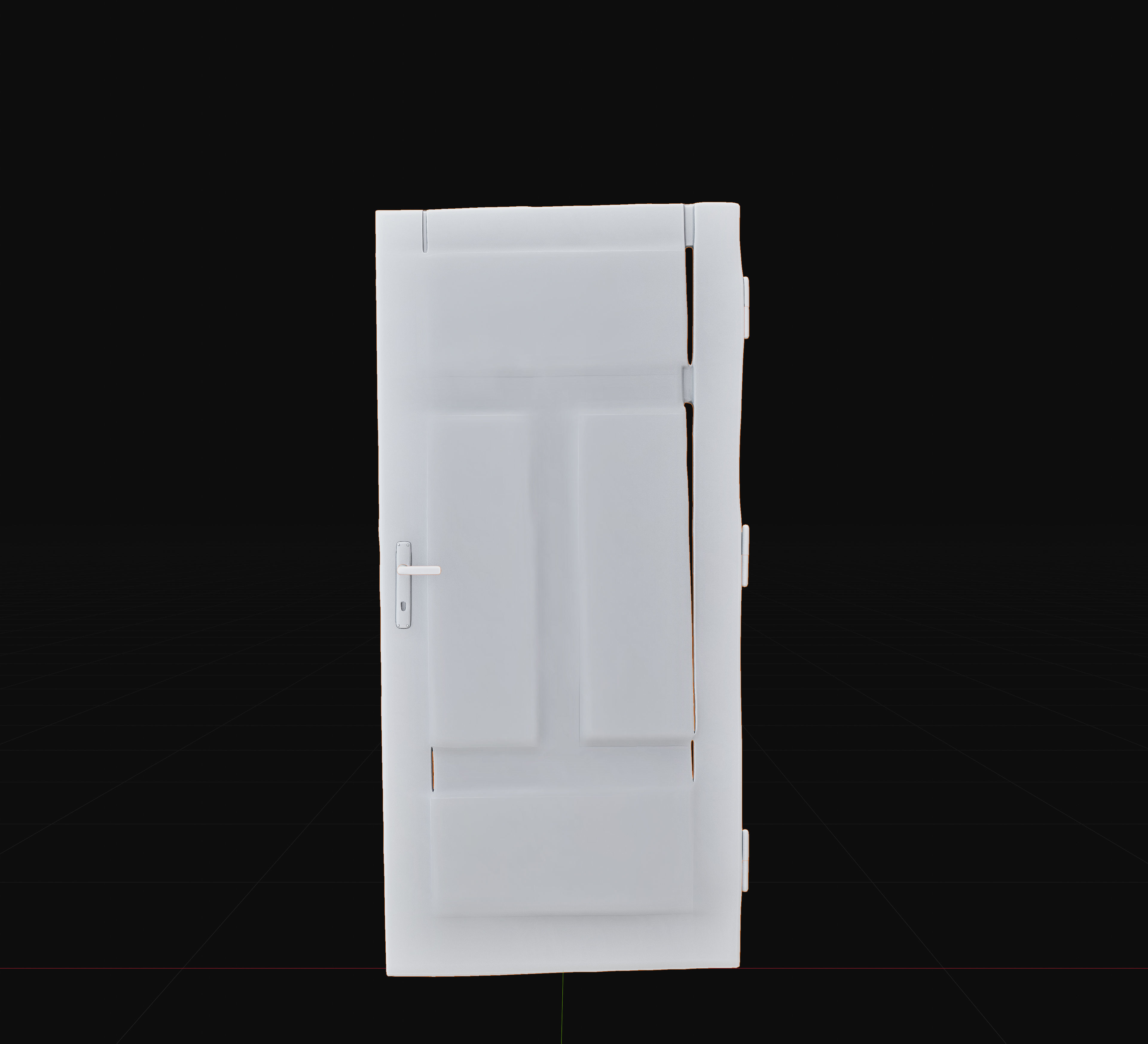 3D exterior rural door Collection Low-poly 3D model_64