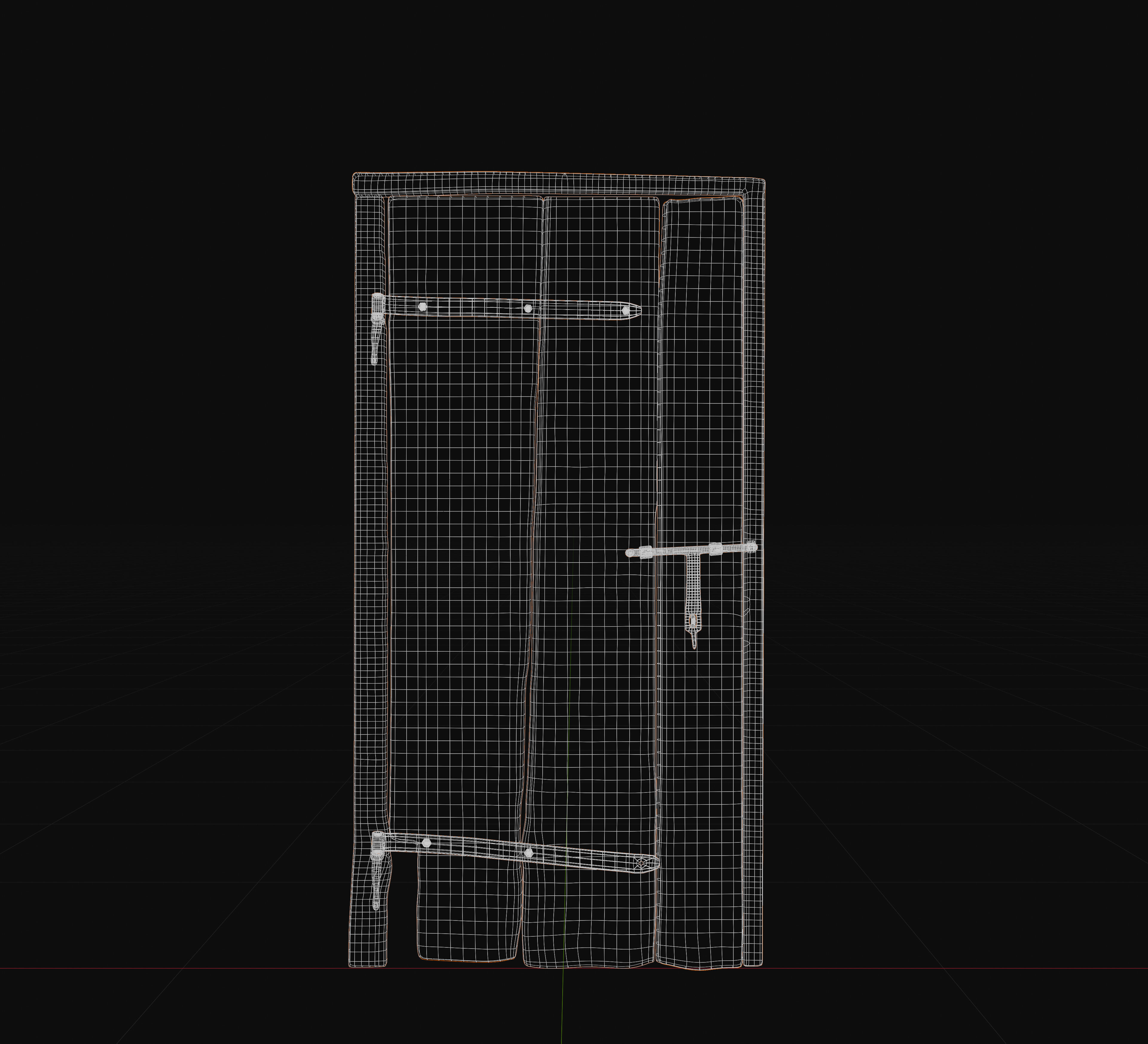 3D exterior rural door Collection Low-poly 3D model_48