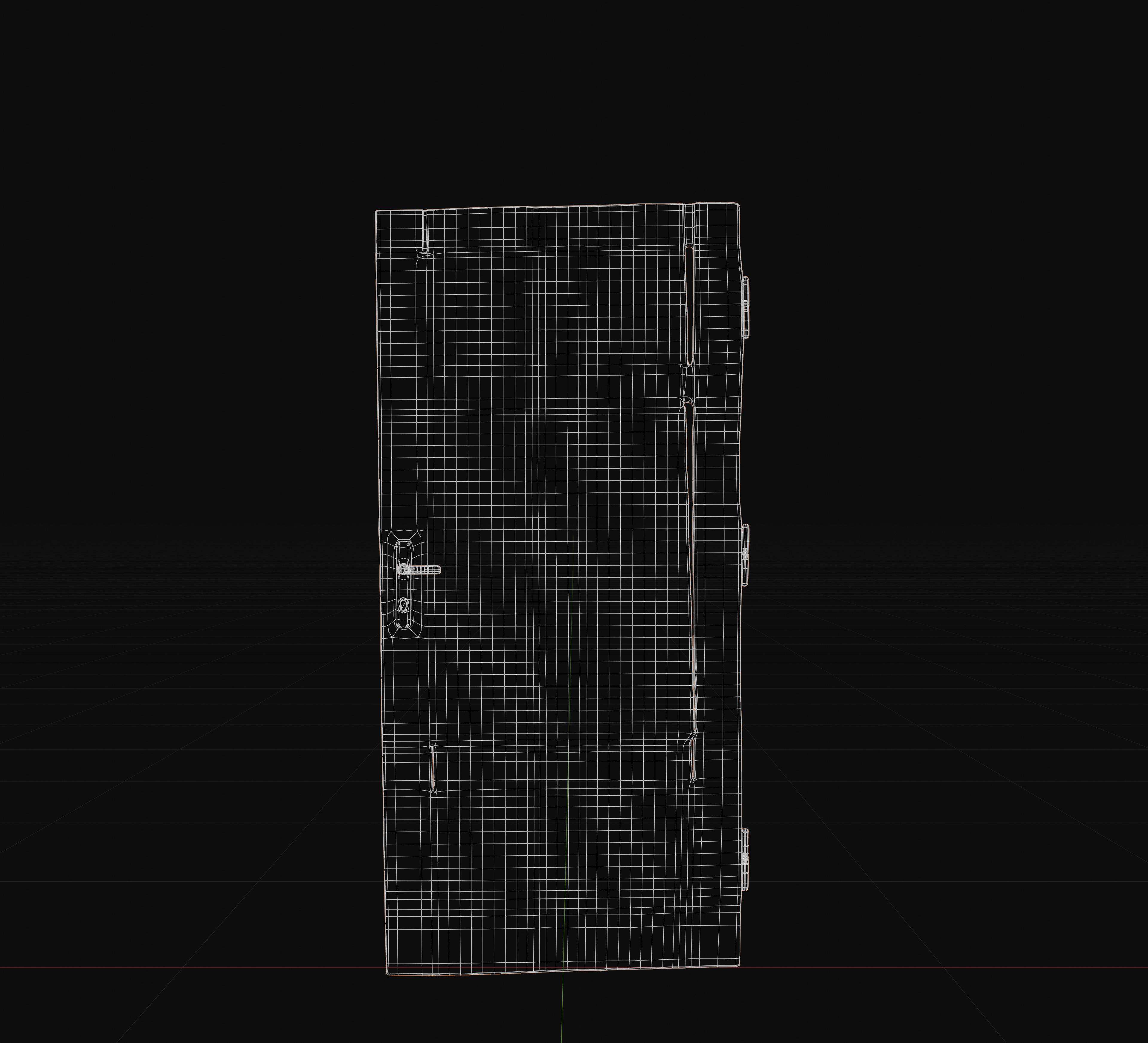 3D exterior rural door Collection Low-poly 3D model_41