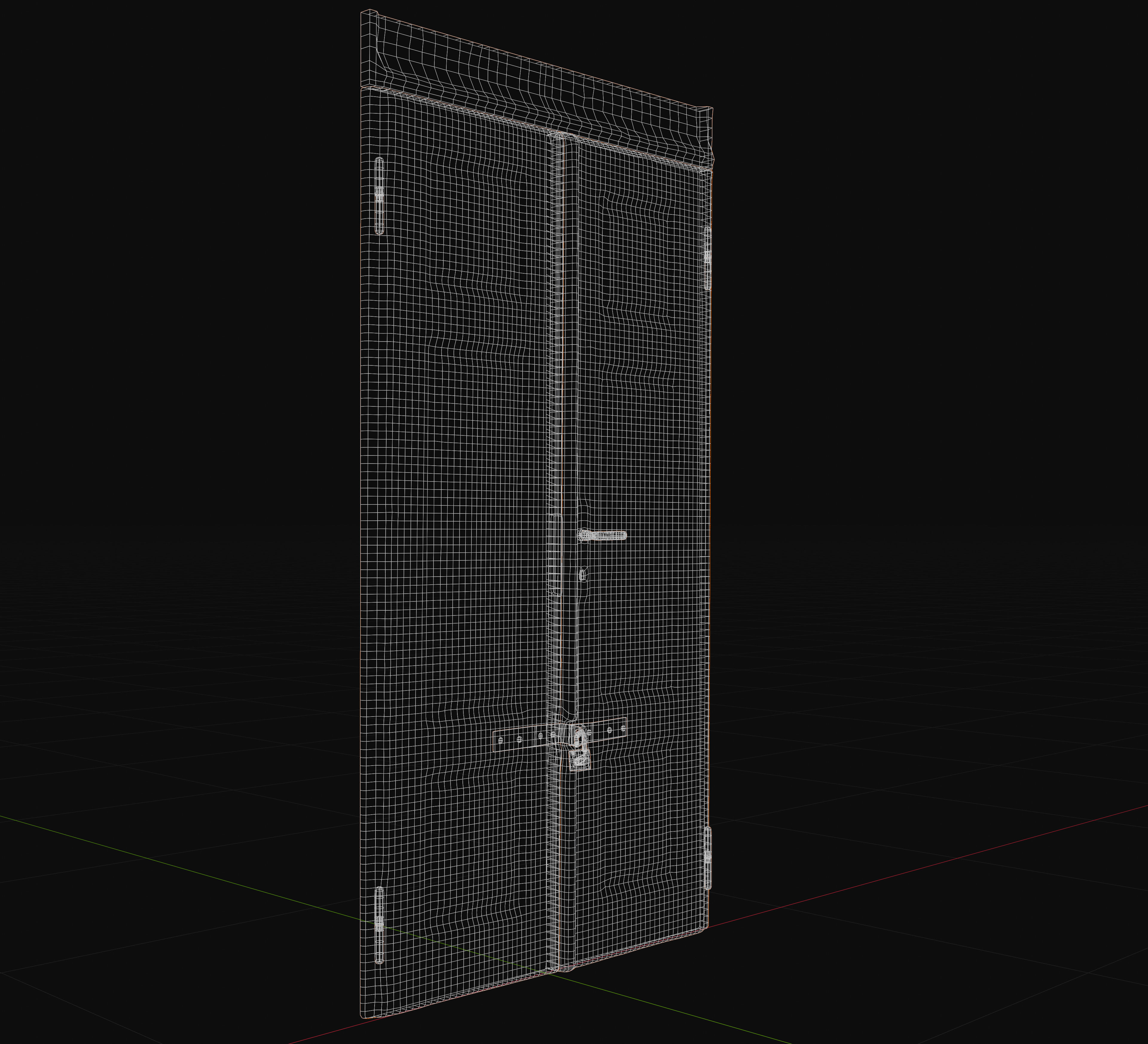 3D exterior rural door Collection Low-poly 3D model_33