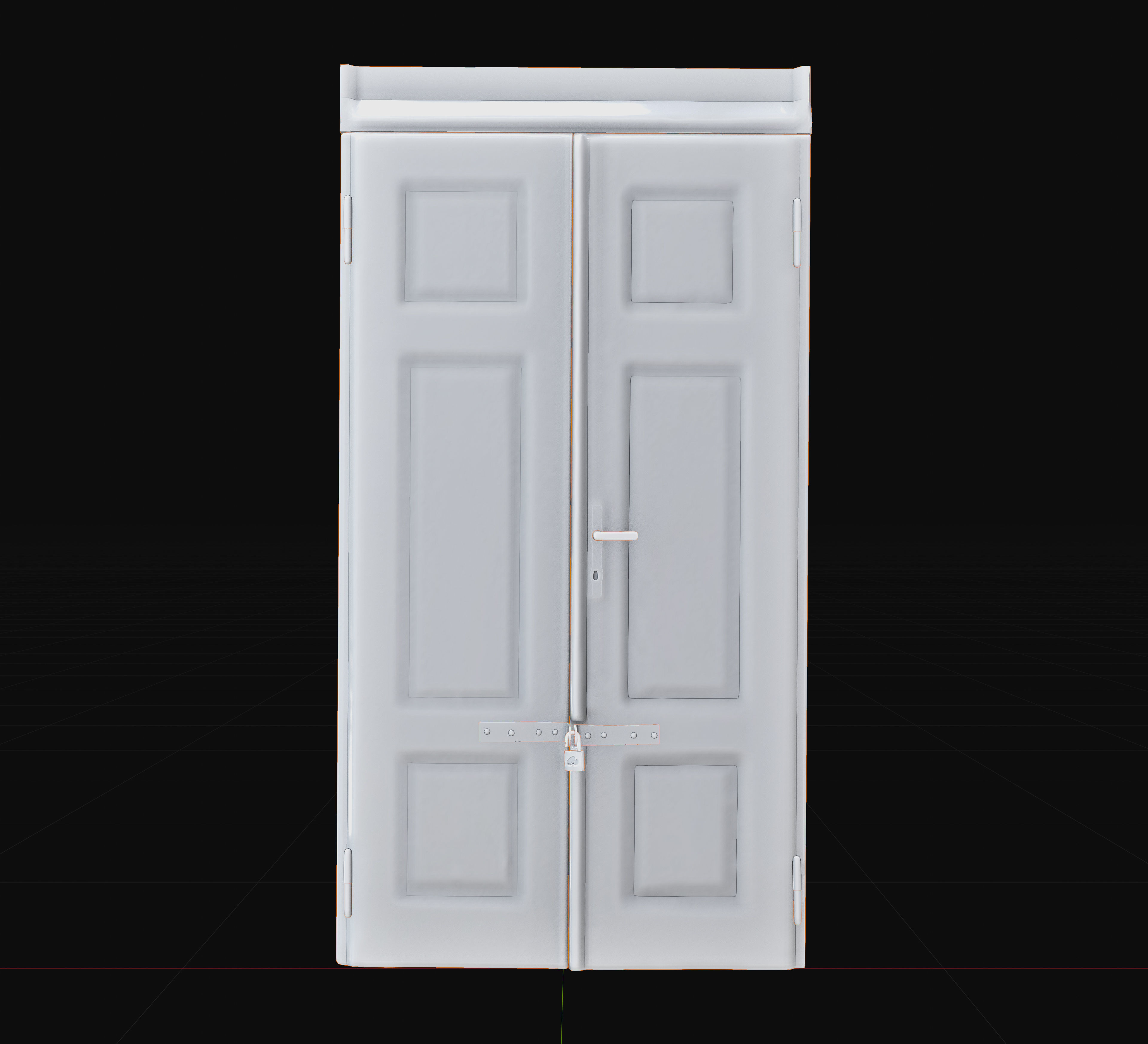 3D exterior rural door Collection Low-poly 3D model_56