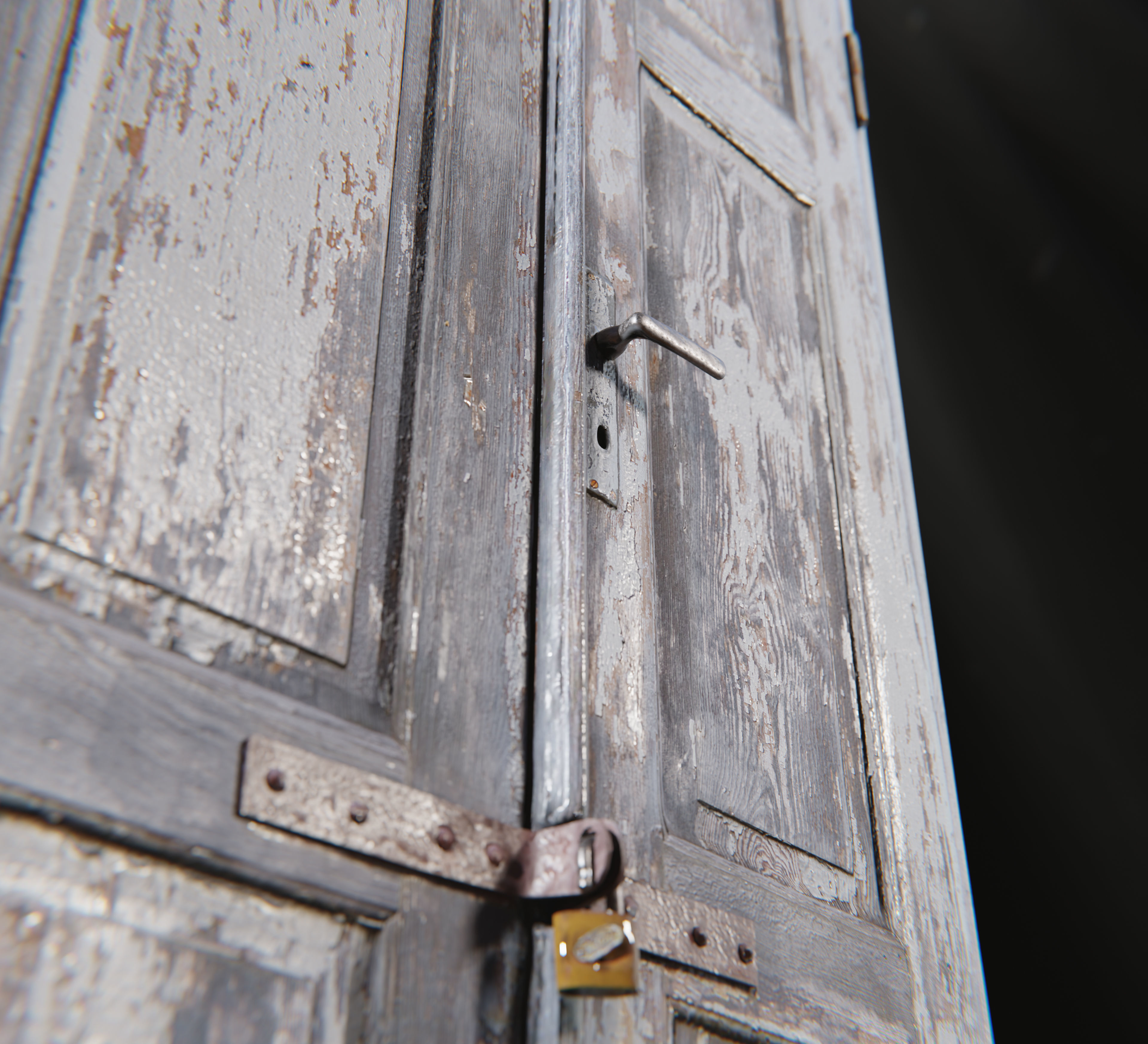 3D exterior rural door Collection Low-poly 3D model_14