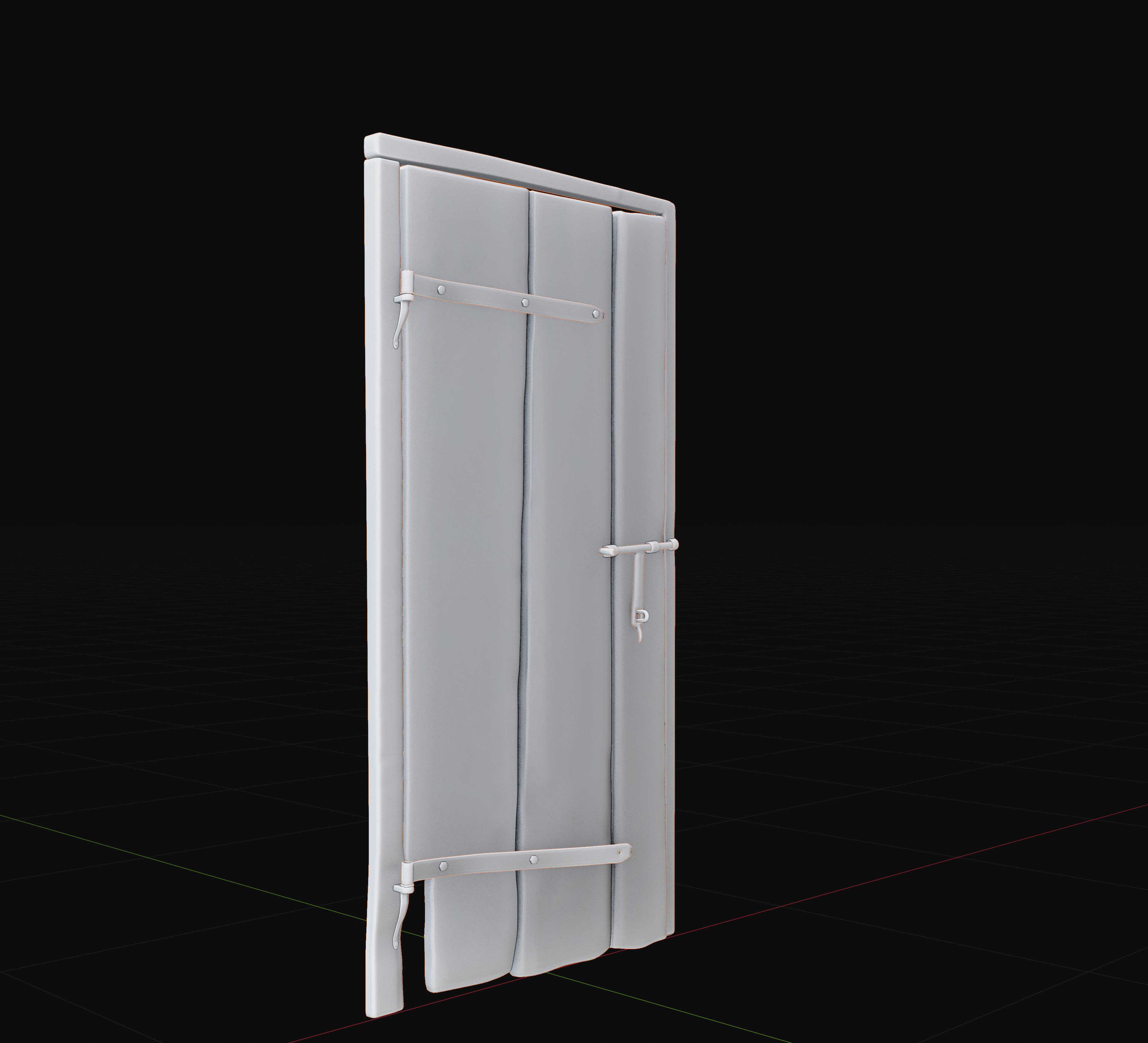 3D exterior rural door Collection Low-poly 3D model_73