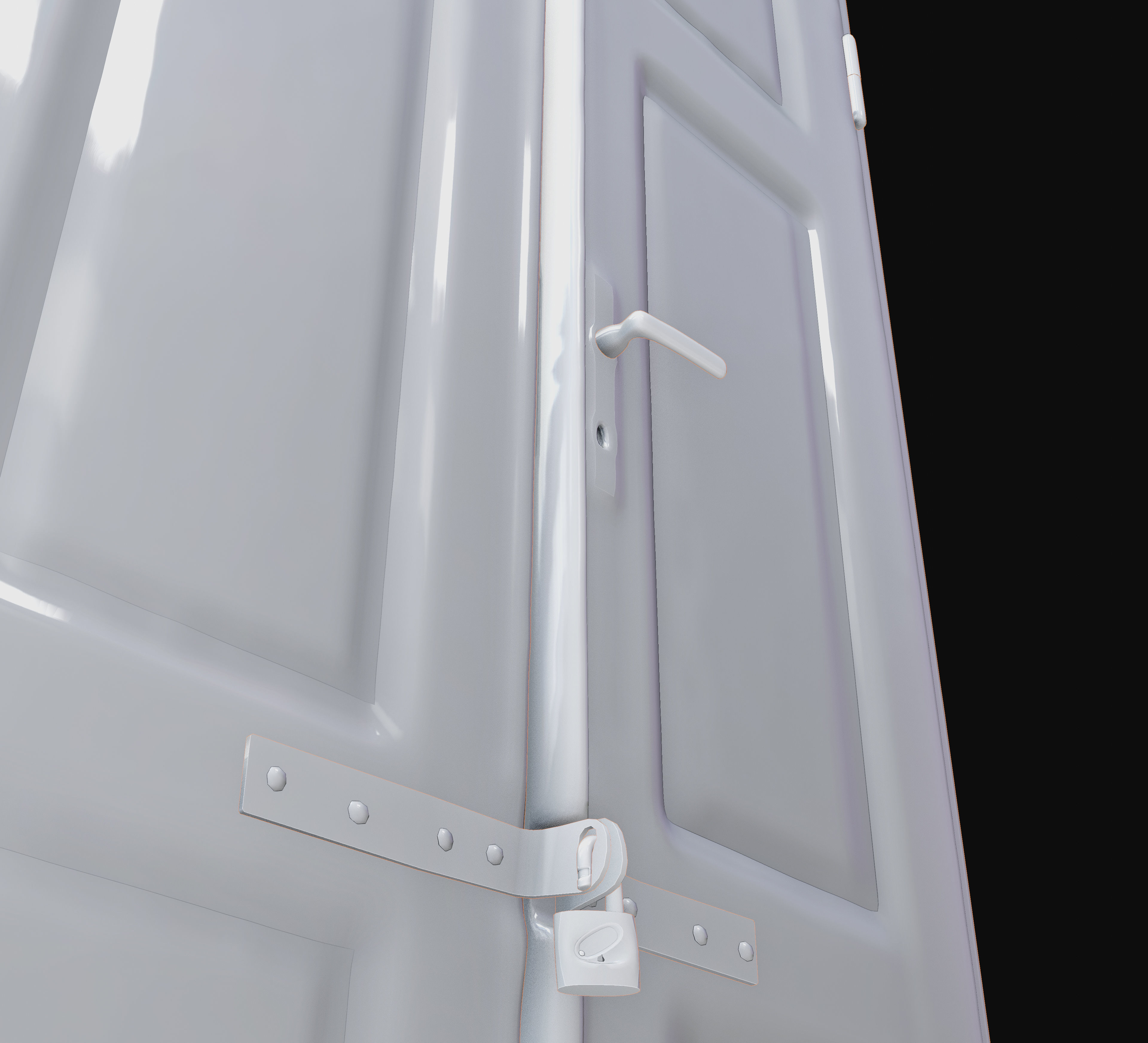 3D exterior rural door Collection Low-poly 3D model_62