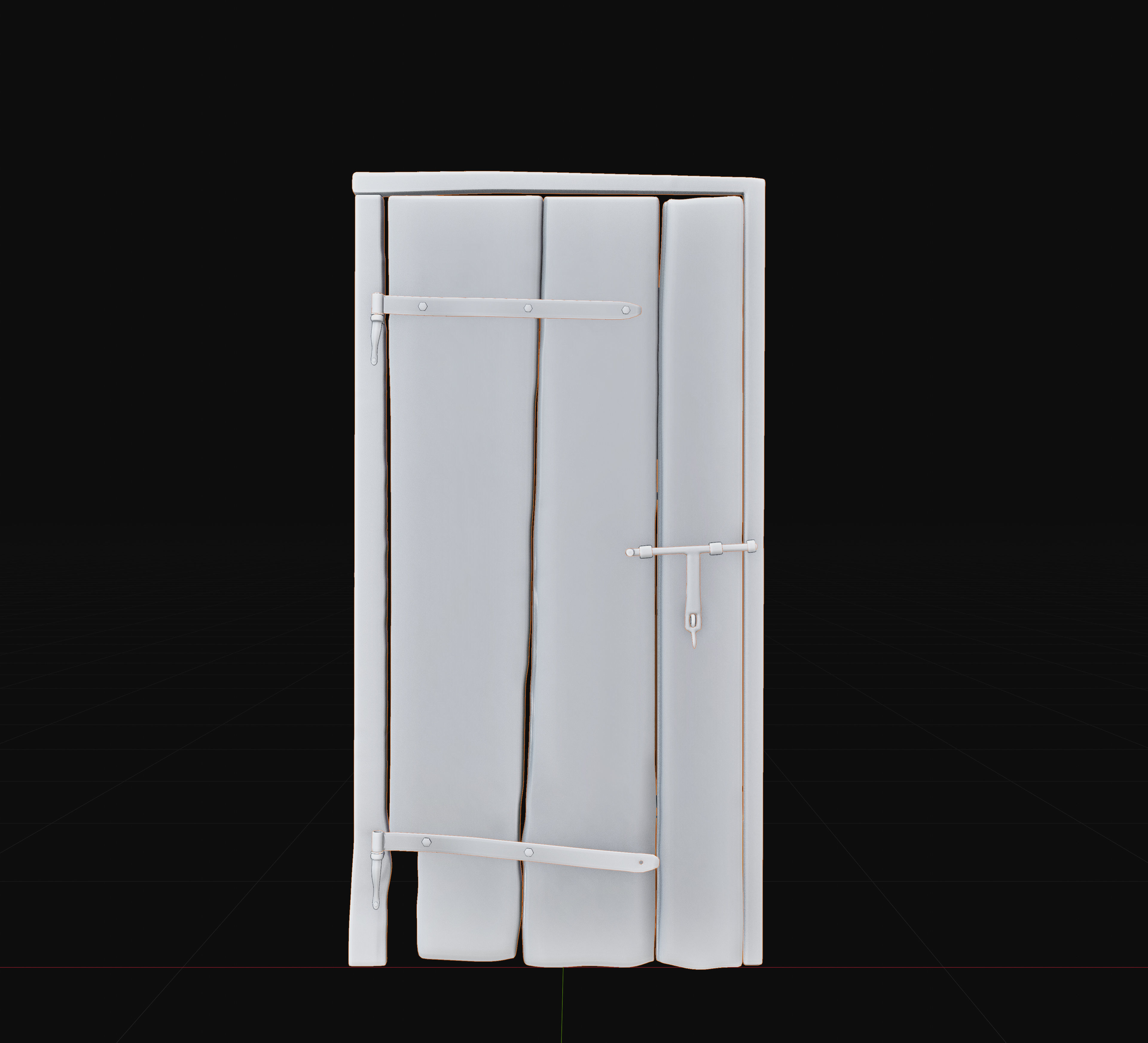 3D exterior rural door Collection Low-poly 3D model_72