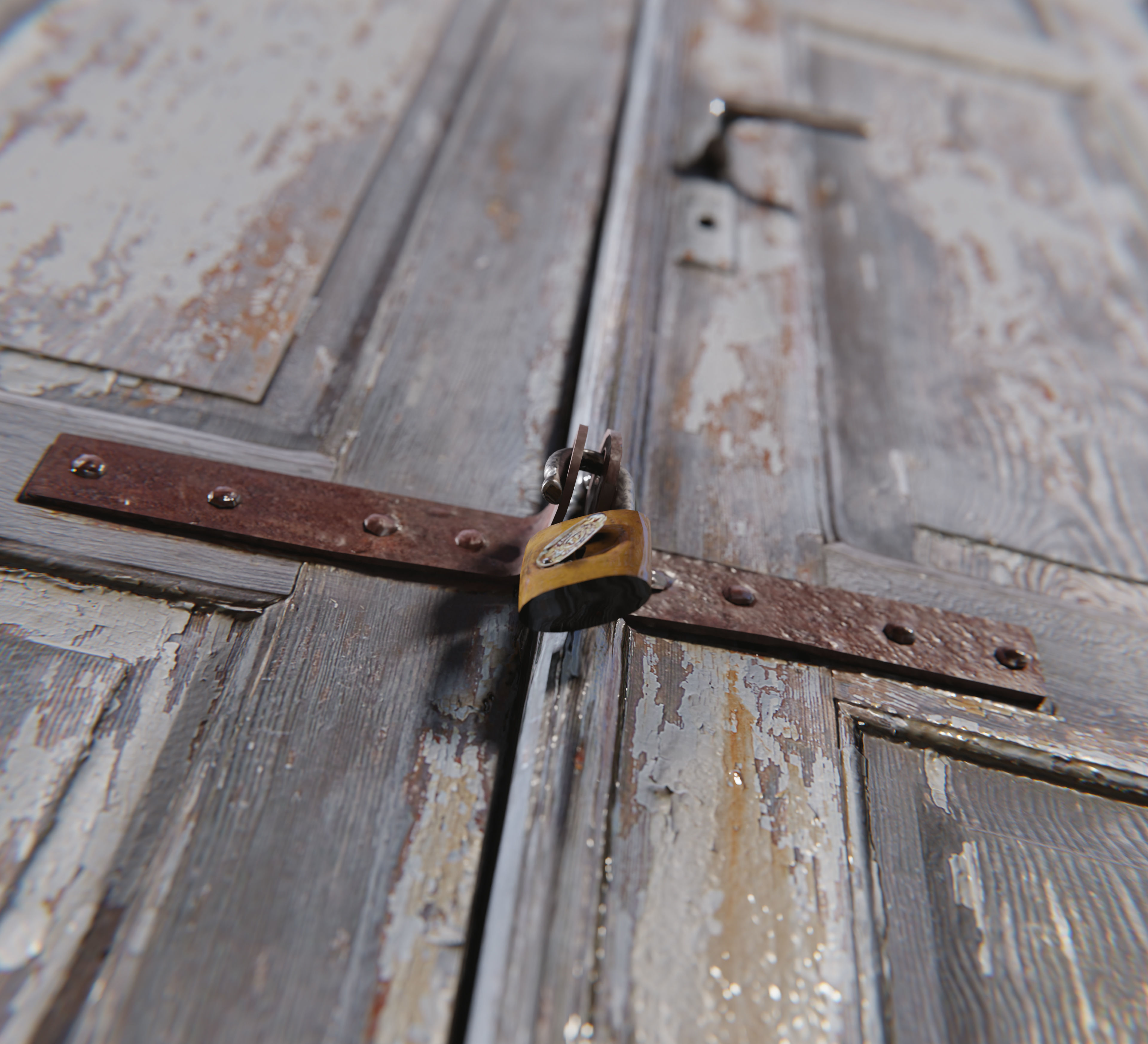 3D exterior rural door Collection Low-poly 3D model_15
