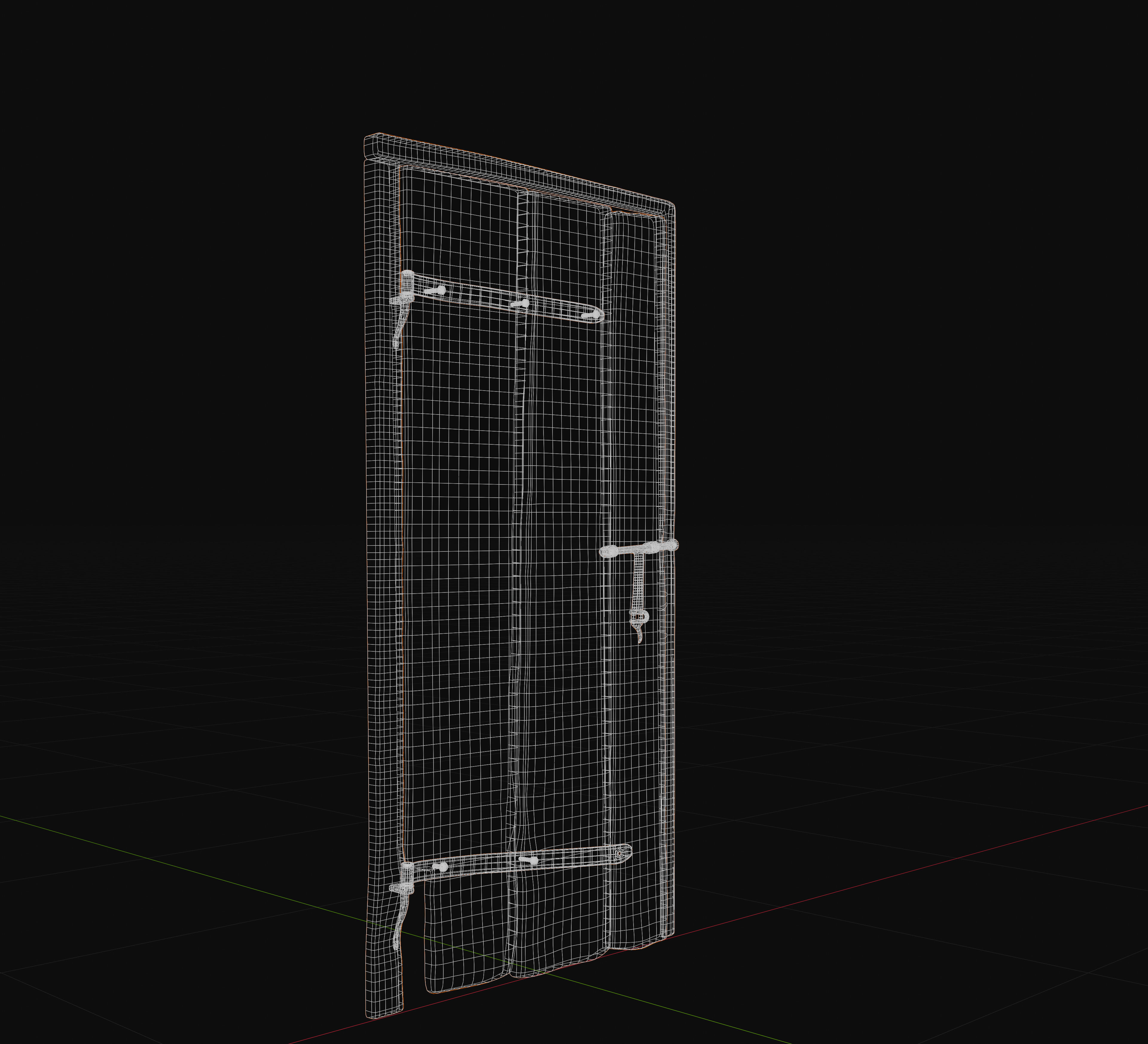 3D exterior rural door Collection Low-poly 3D model_49