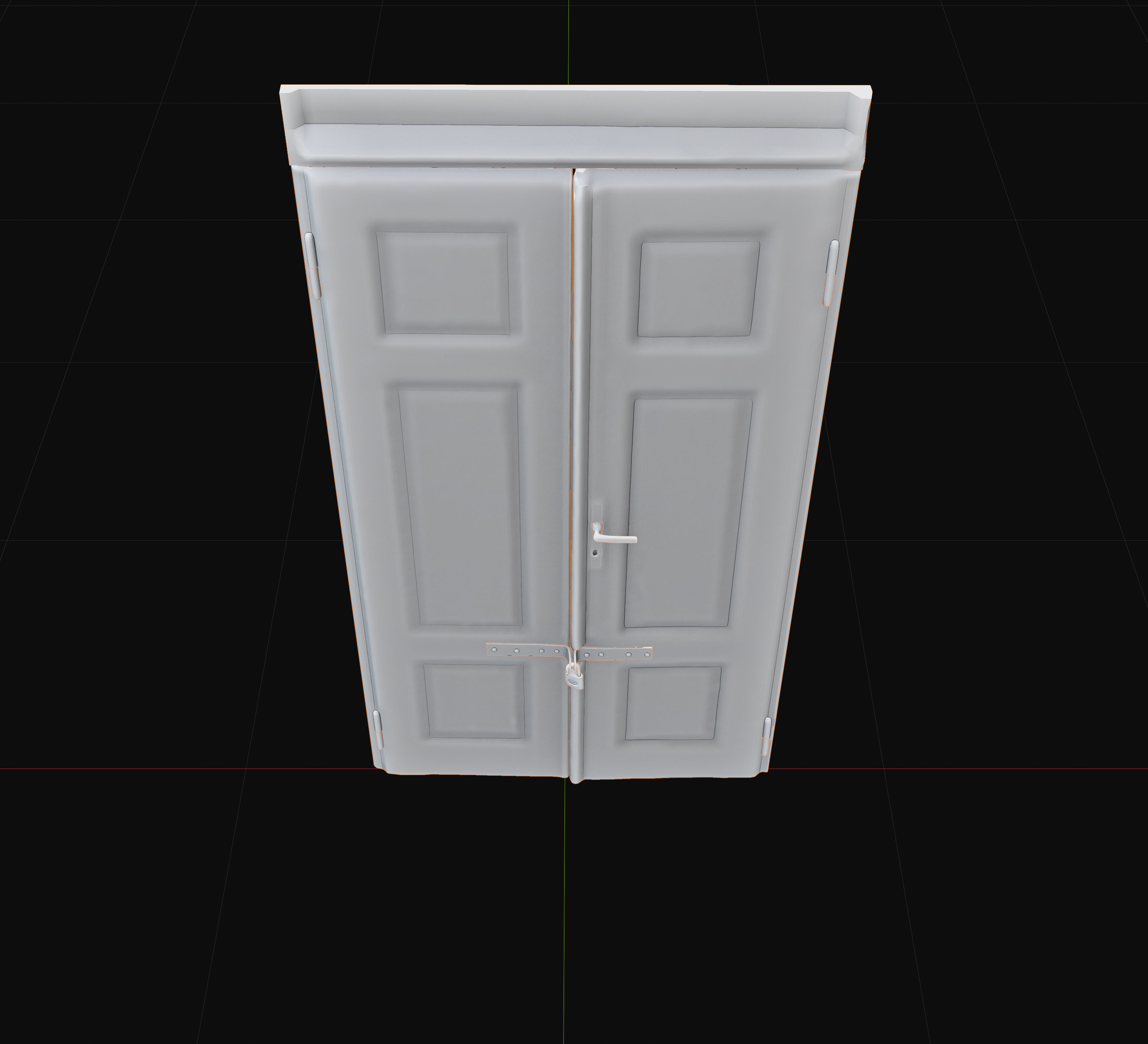 3D exterior rural door Collection Low-poly 3D model_60