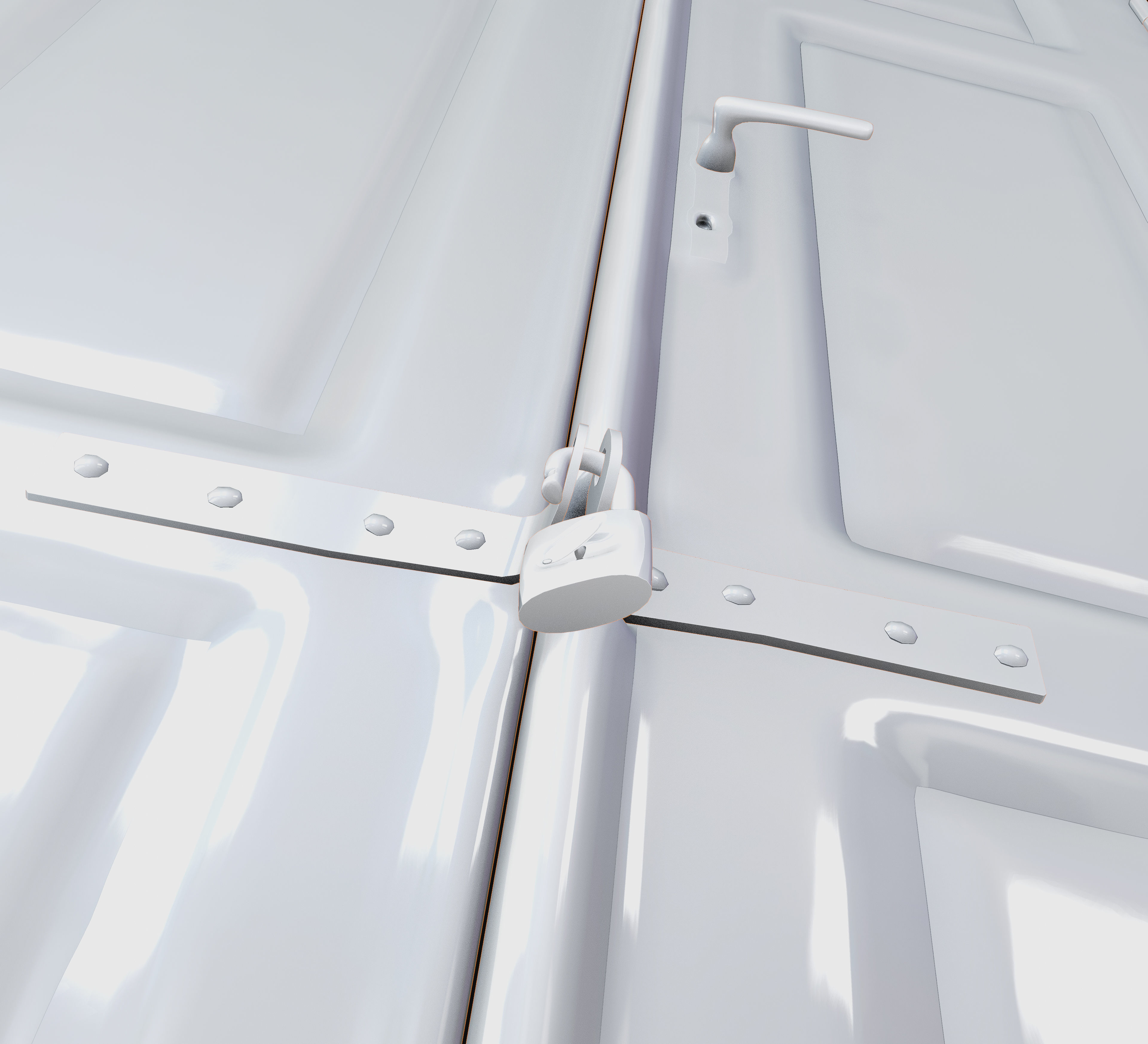 3D exterior rural door Collection Low-poly 3D model_63